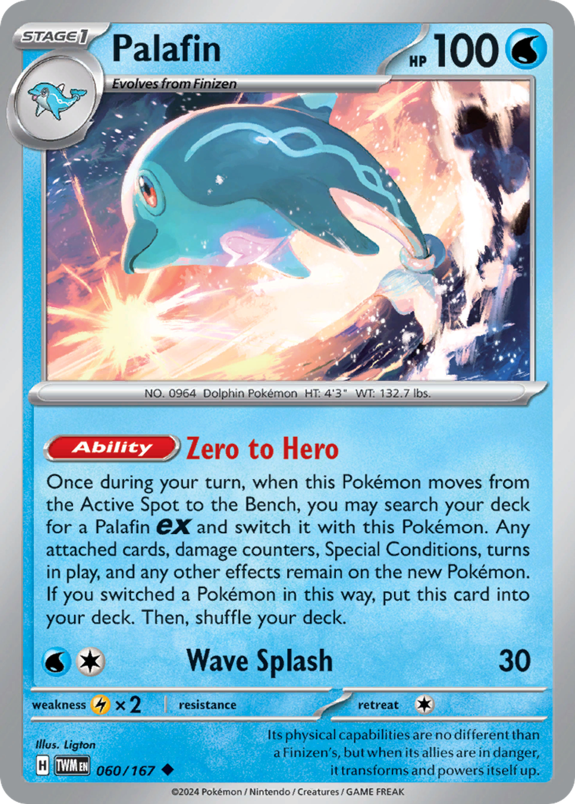 Palafin — SV06: Twilight Masquerade — Pokémon