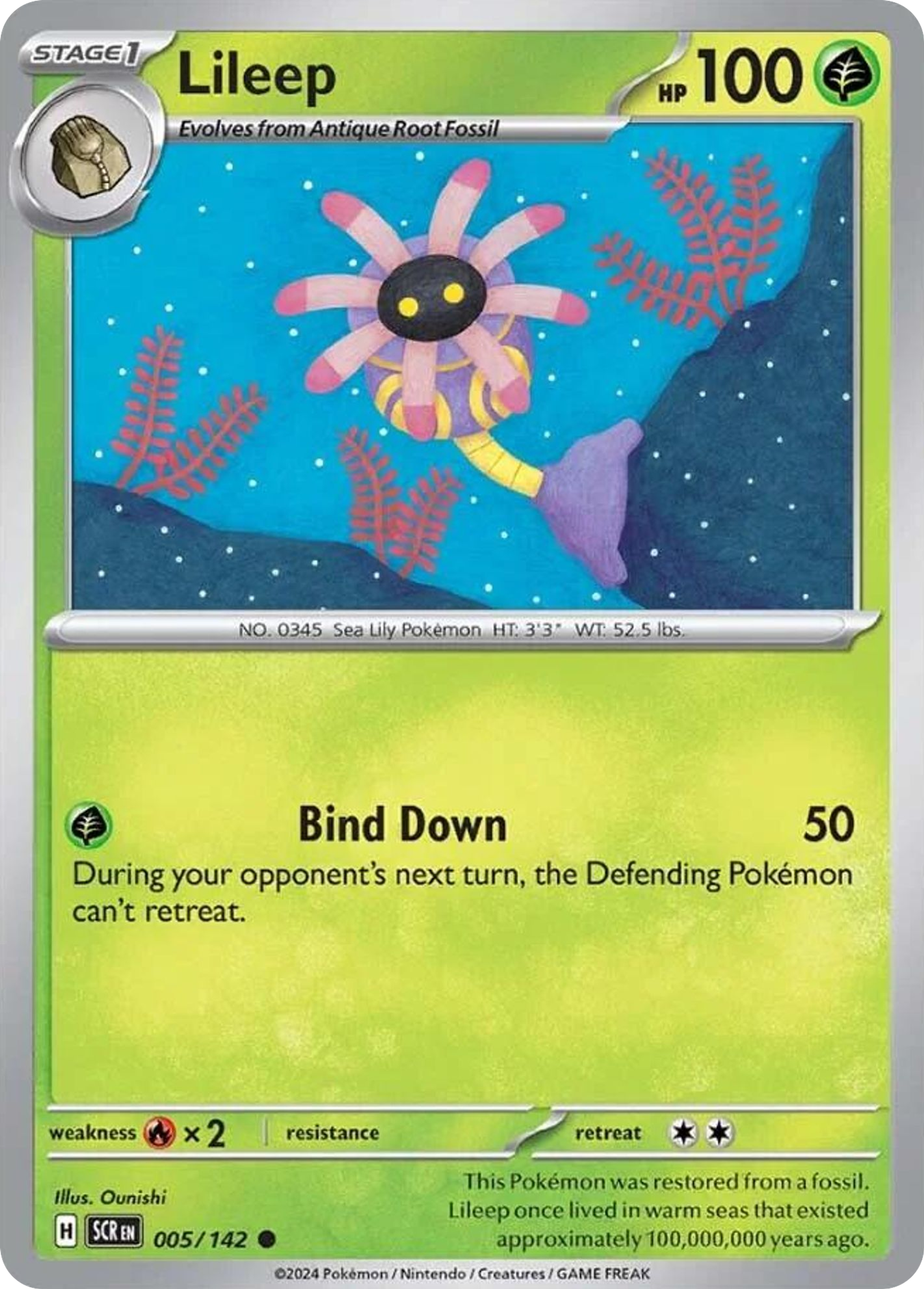 Lileep — SV07: Stellar Crown — Pokémon