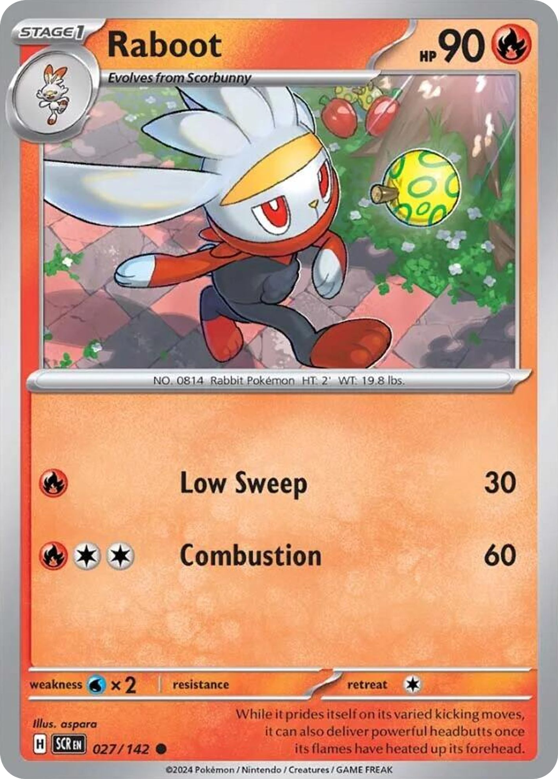 Raboot — SV07: Stellar Crown — Pokémon