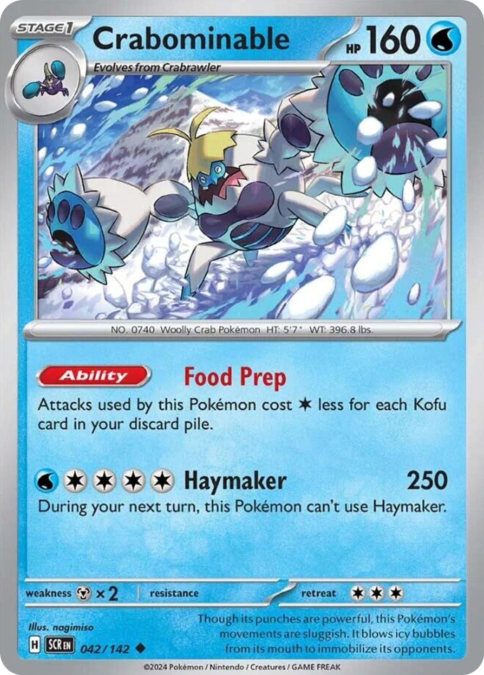 Crabominable — SV07: Stellar Crown — Pokémon