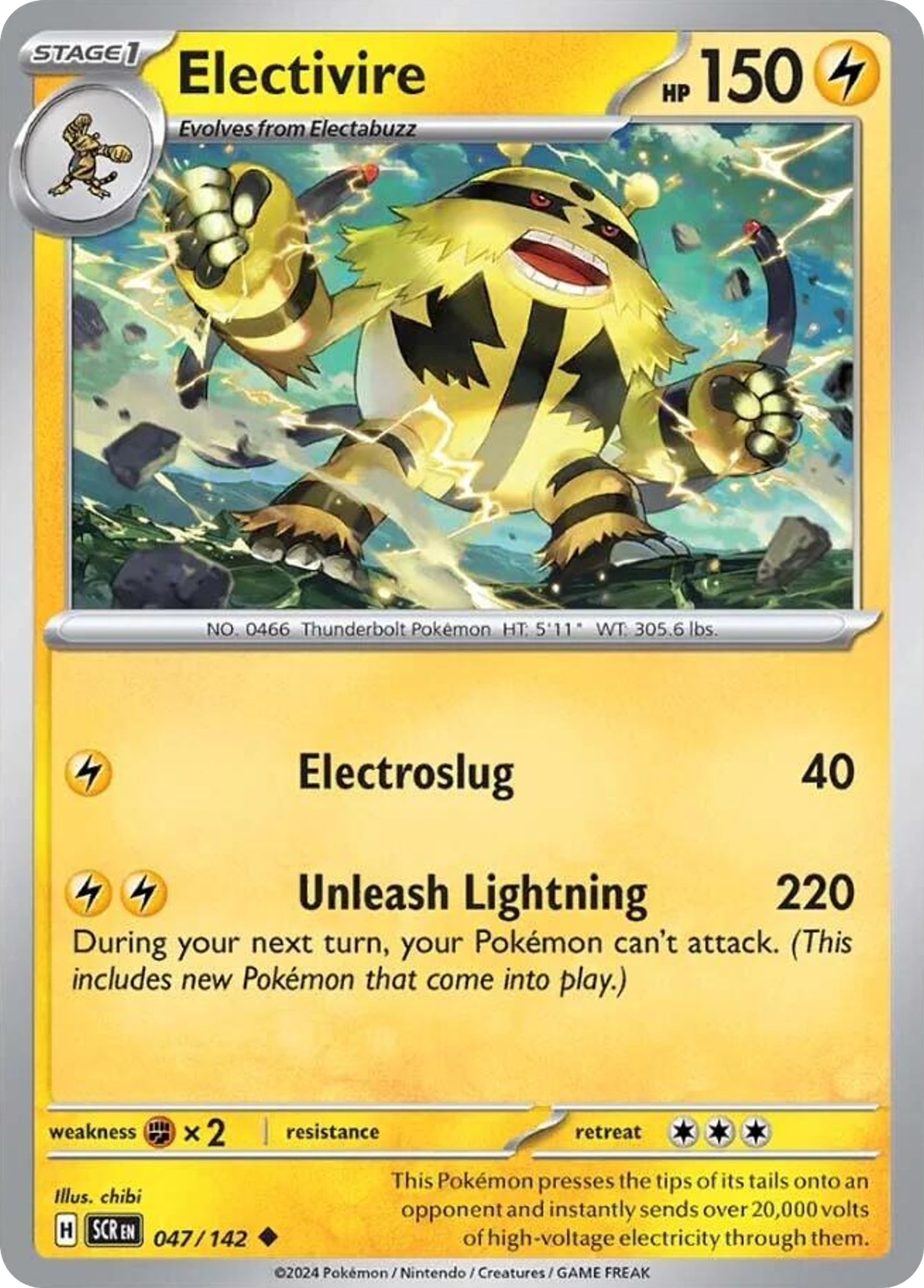 Élekable — SV07: Stellar Crown — Pokémon