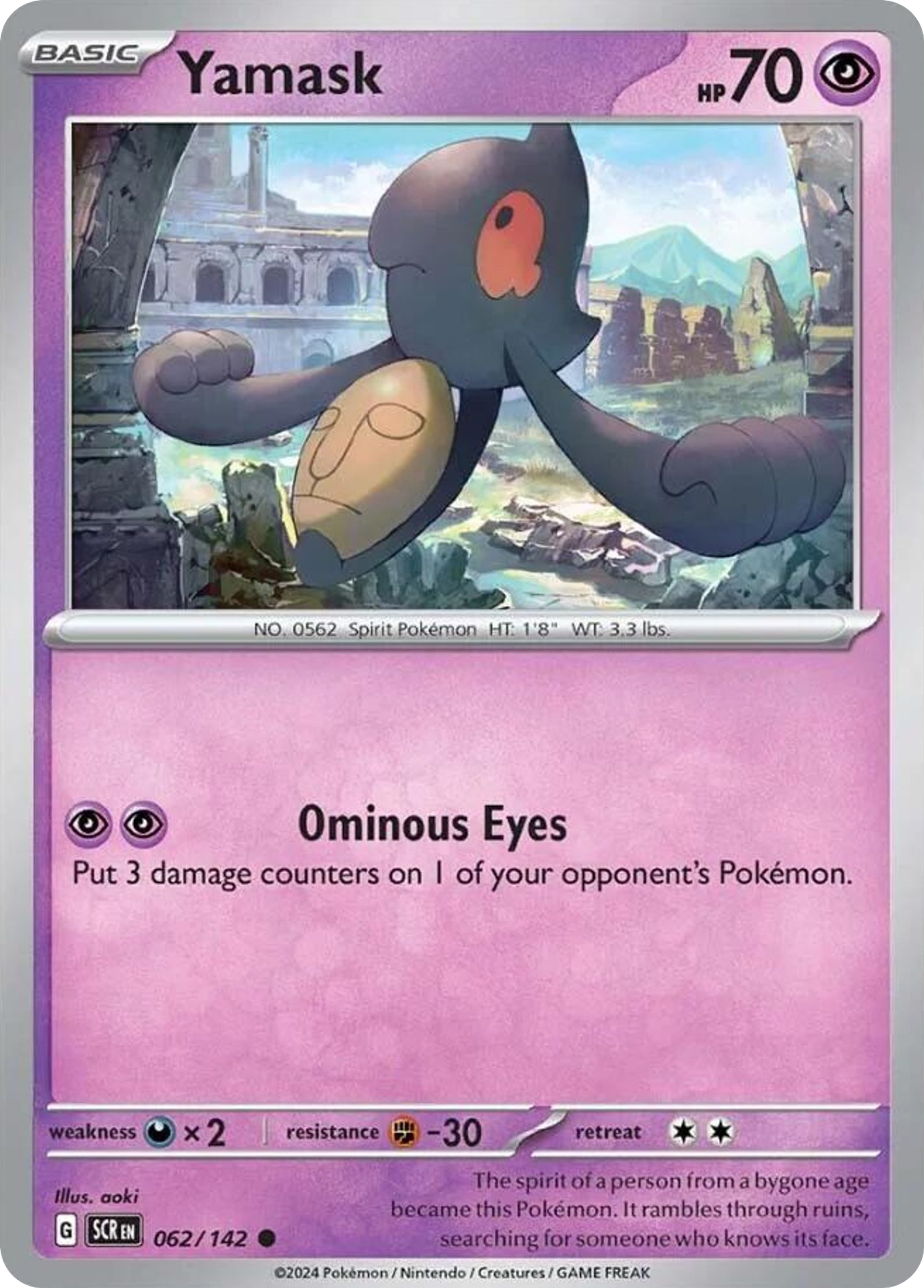 Yamask — SV07: Stellar Crown — Pokémon