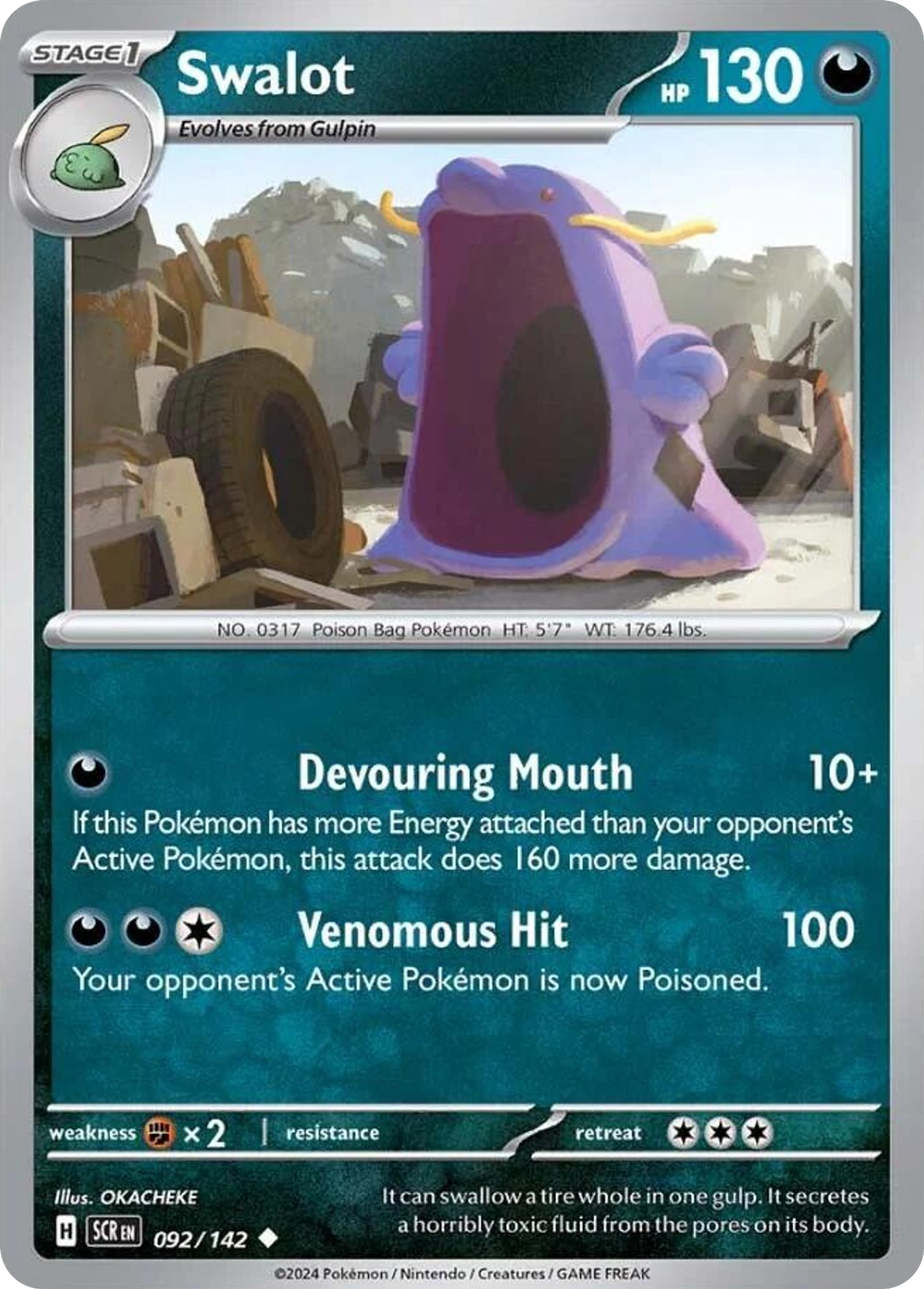 Swalot — SV07: Stellar Crown — Pokémon