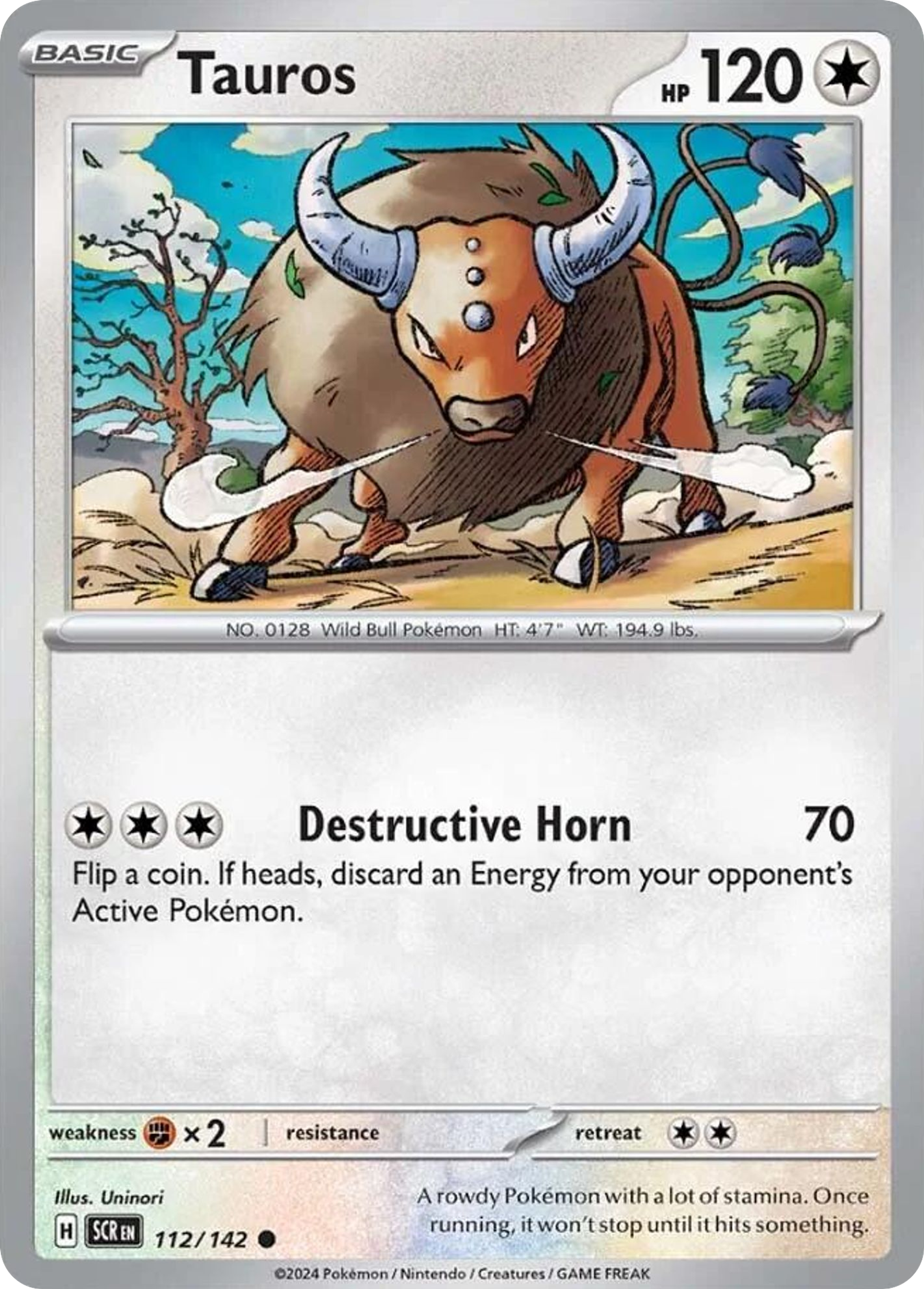 Tauros — SV07: Stellar Crown — Pokémon
