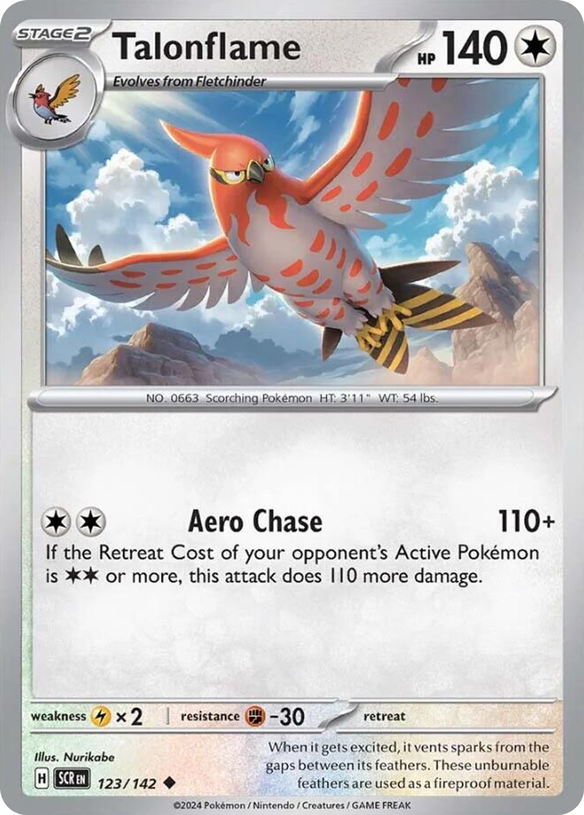 Talonflame — SV07: Stellar Crown — Pokémon