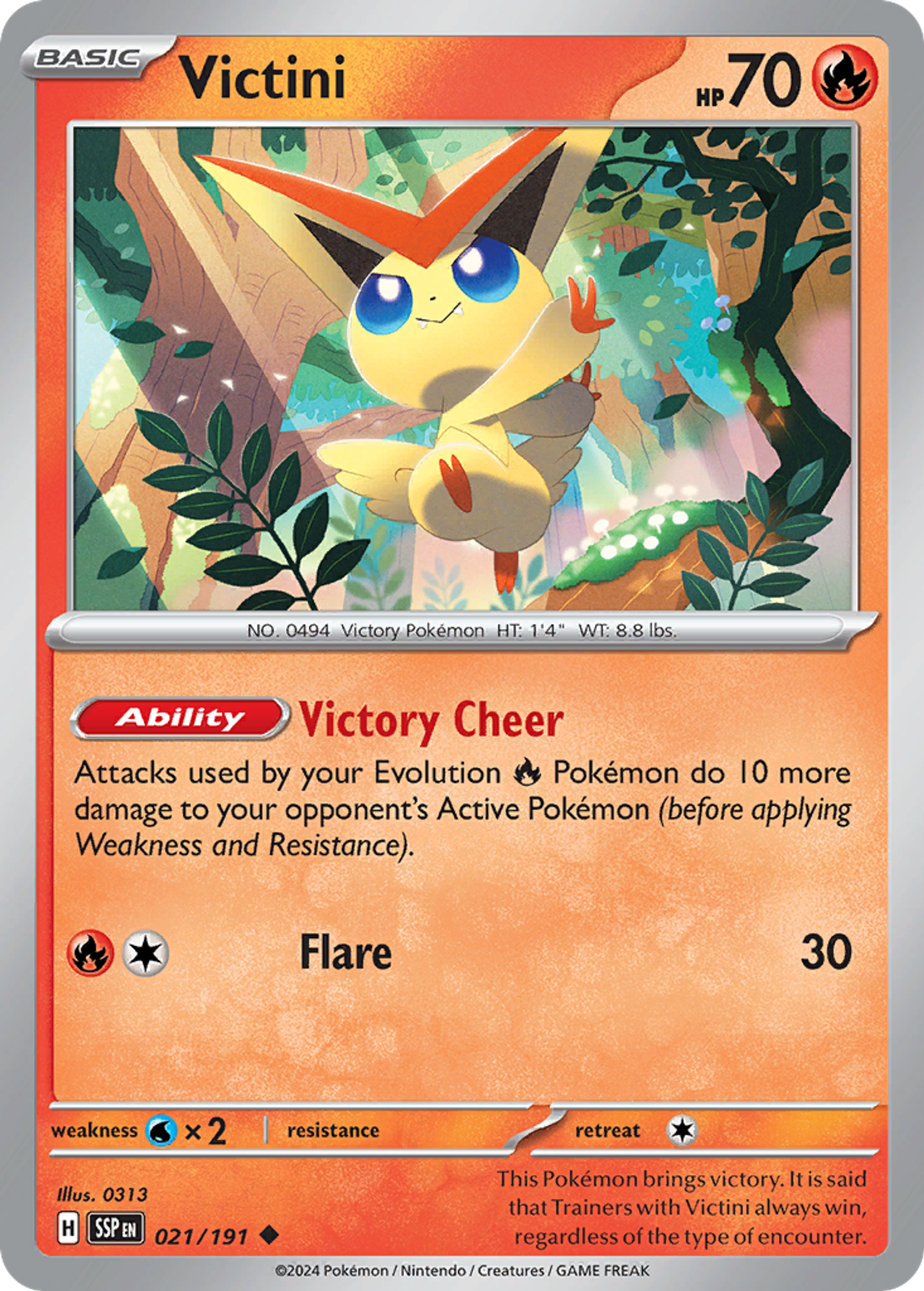 Victini — SV08: Surging Sparks — Pokémon