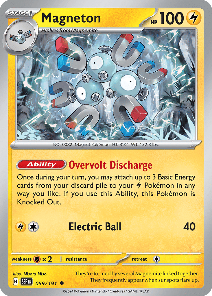 Magneton — SV08: Surging Sparks — Pokemon