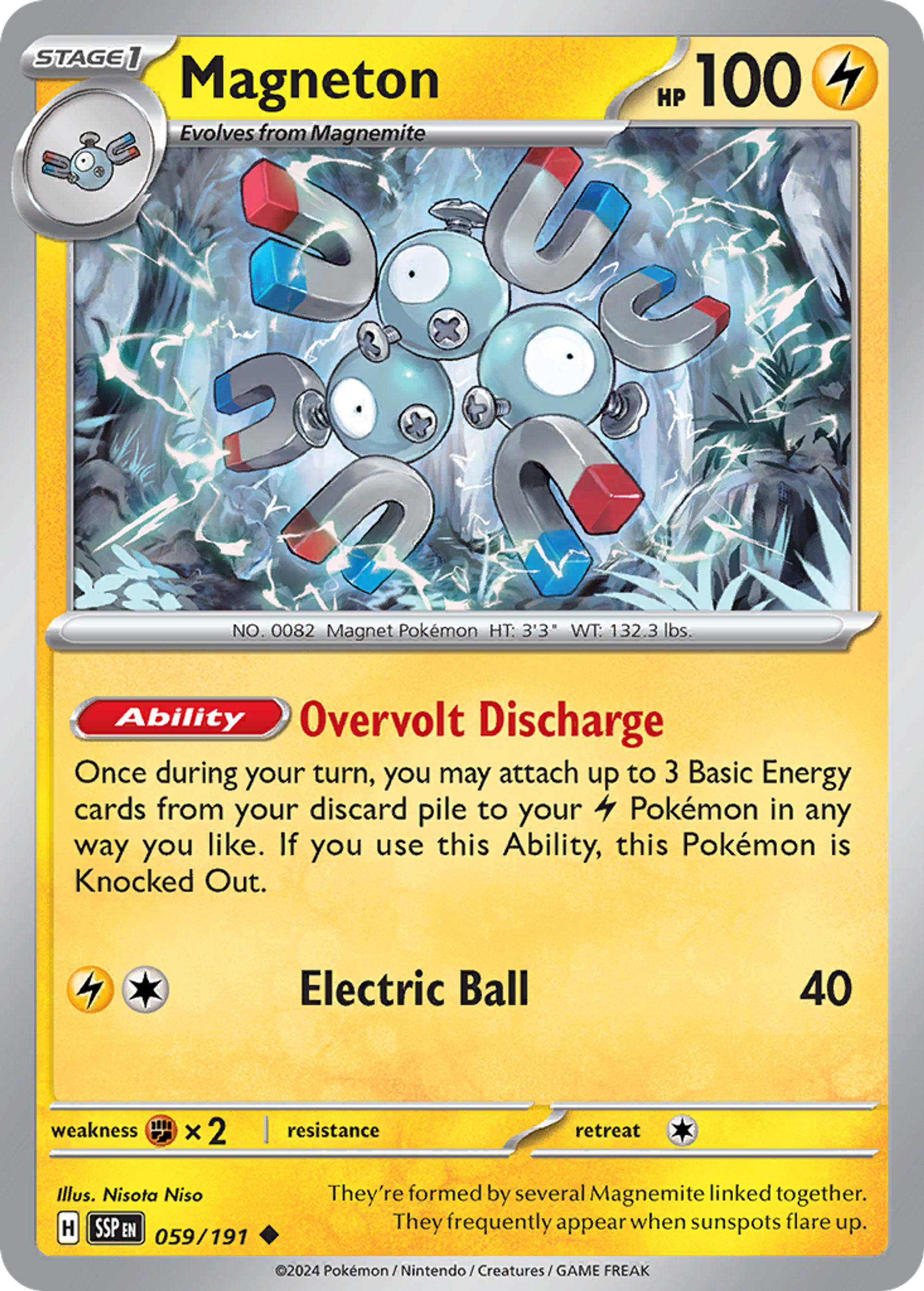 Magneton — SV08: Surging Sparks — Pokemon
