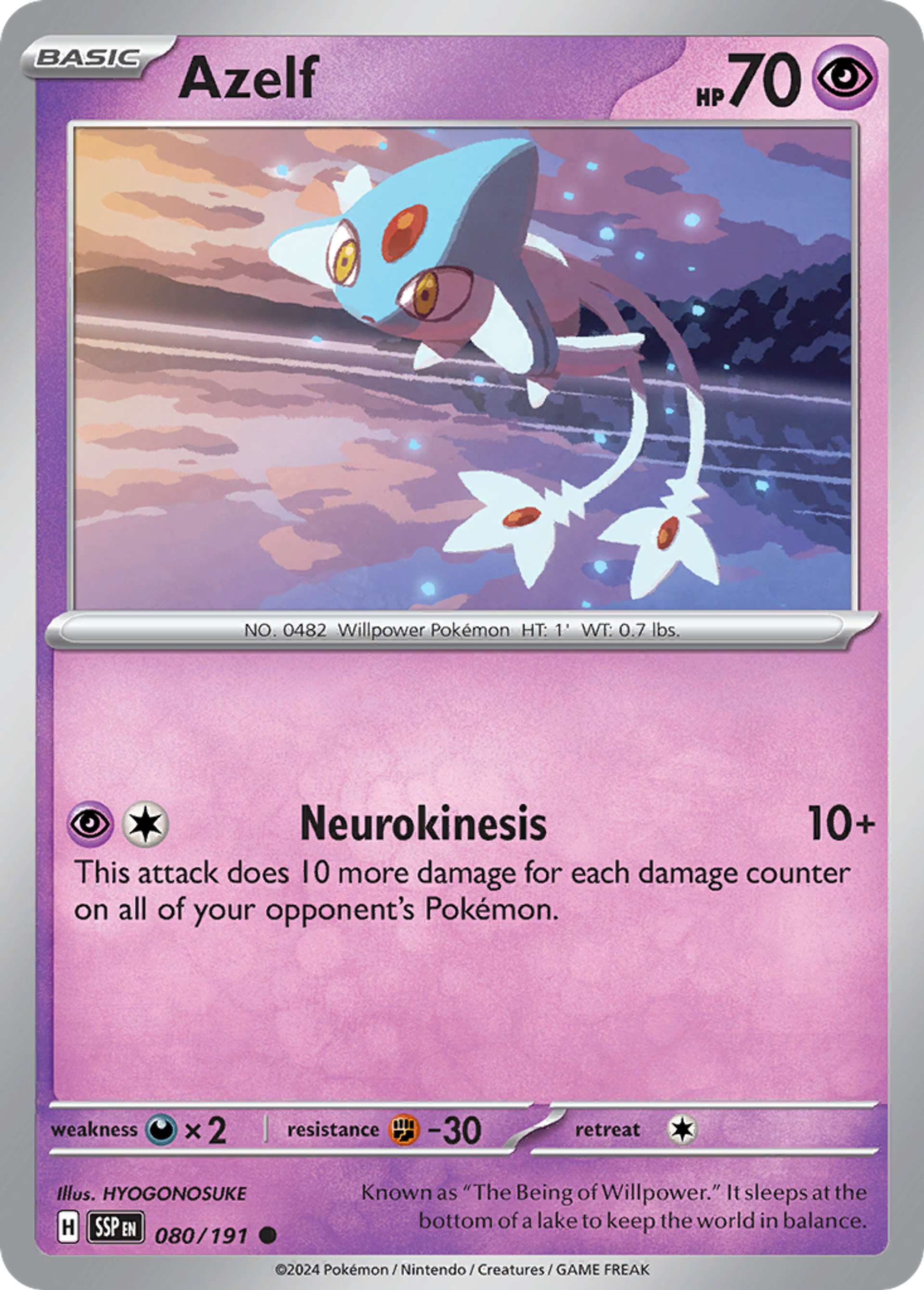 Azelf — SV08: Surging Sparks — Pokémon