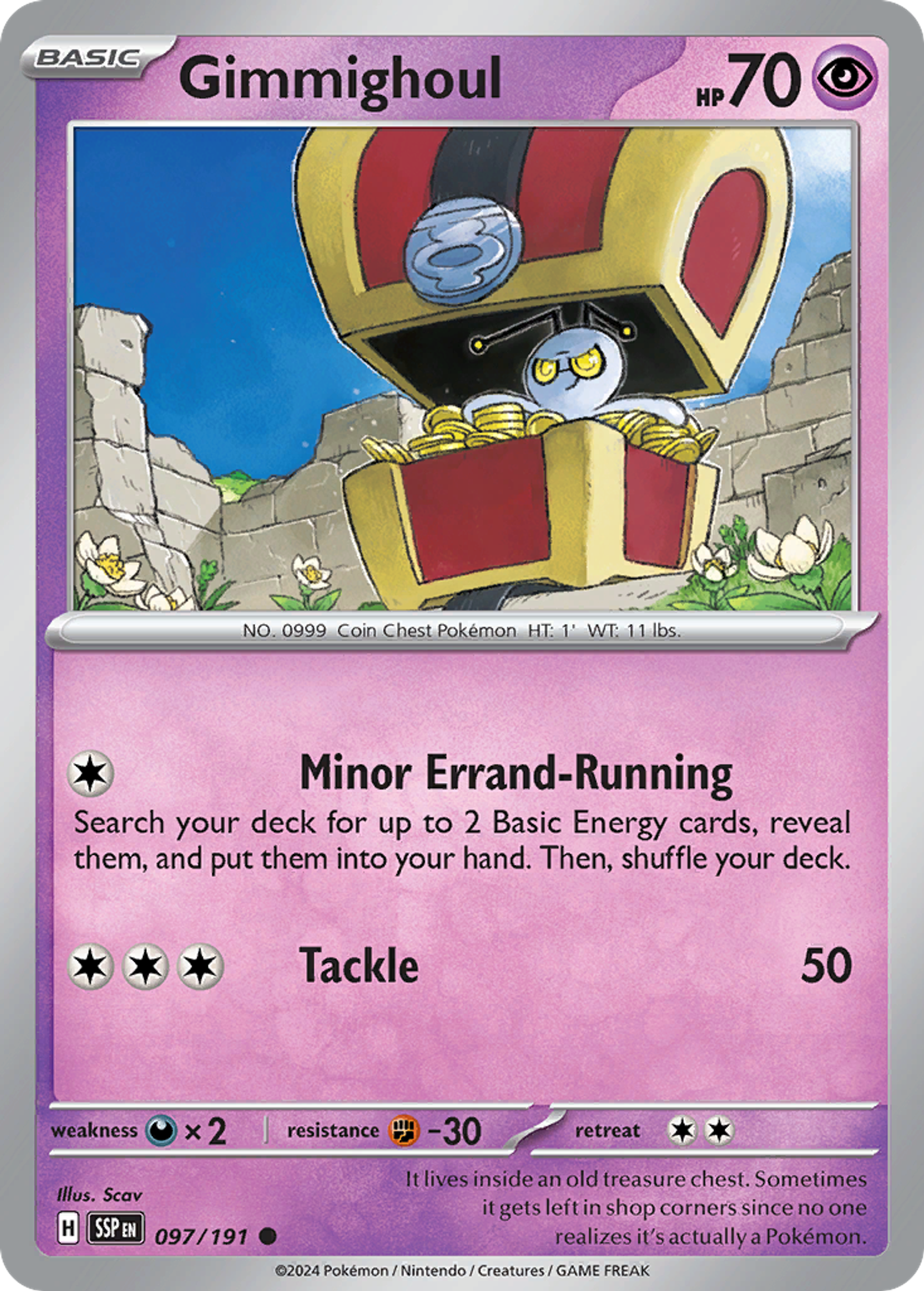 Gimmighoul — SV08: Surging Sparks — Pokémon