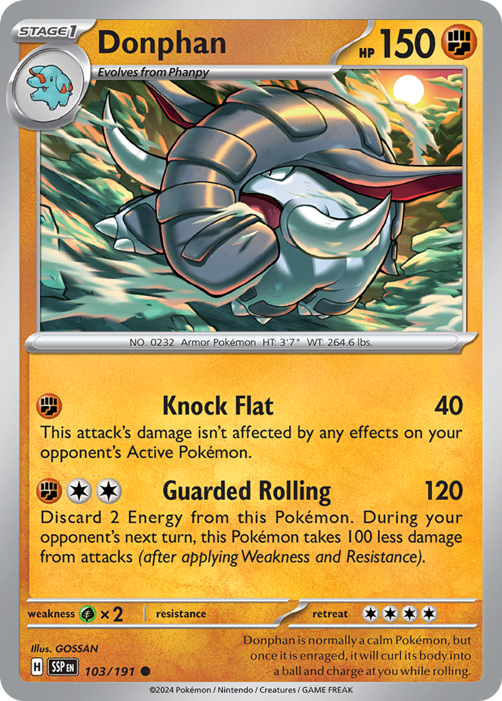 Donphan — SV08: Surging Sparks — Pokémon