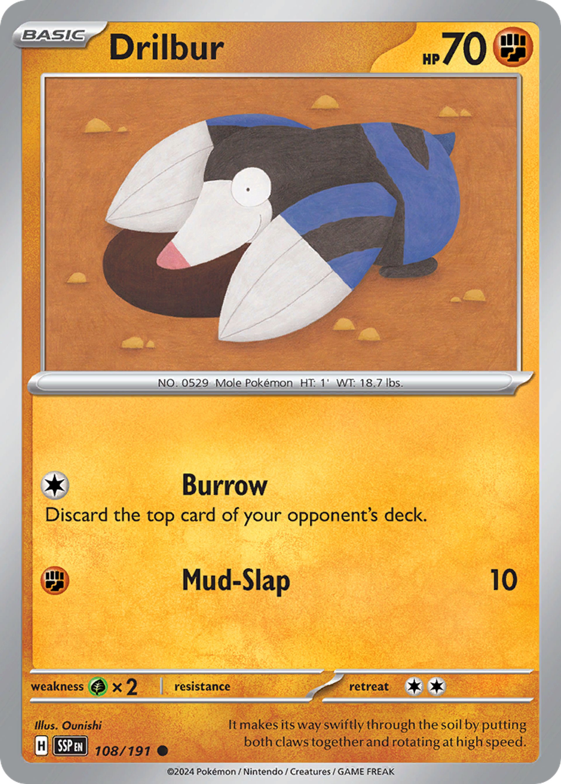 Rototaupe — SV08: Surging Sparks — Pokémon
