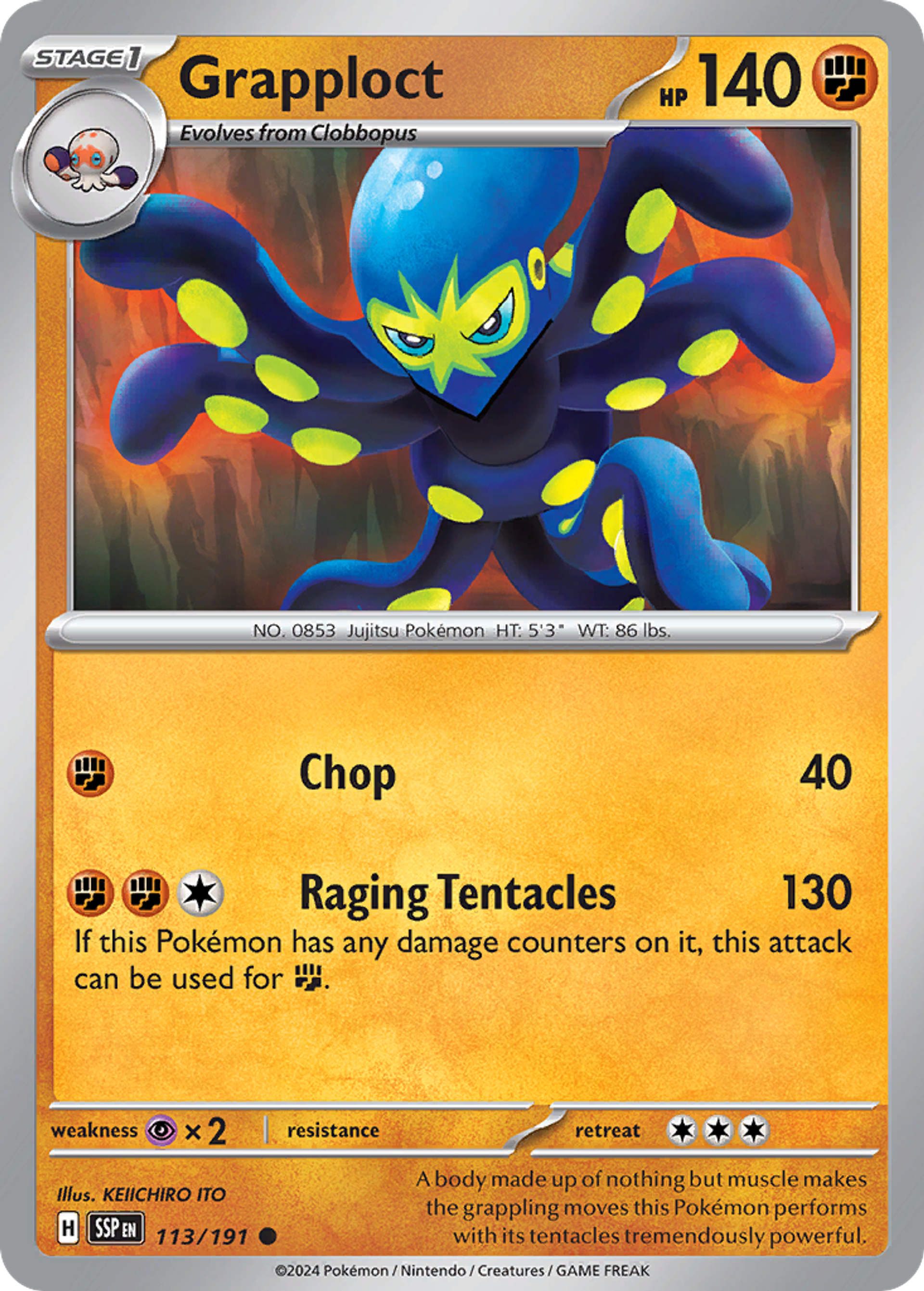Krakos — SV08: Surging Sparks — Pokémon