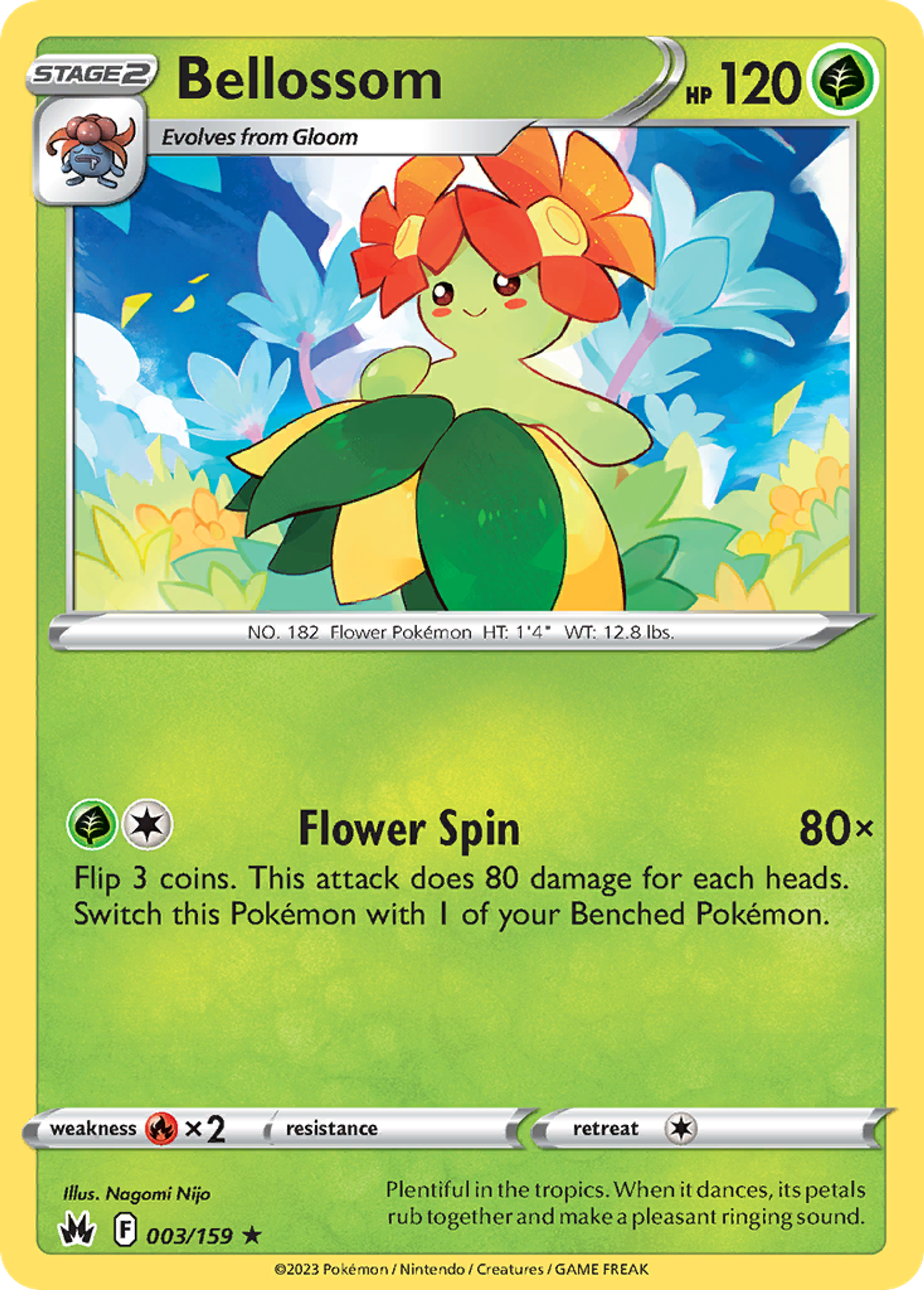 Bellossom — SWSH: Crown Zenith — Pokémon