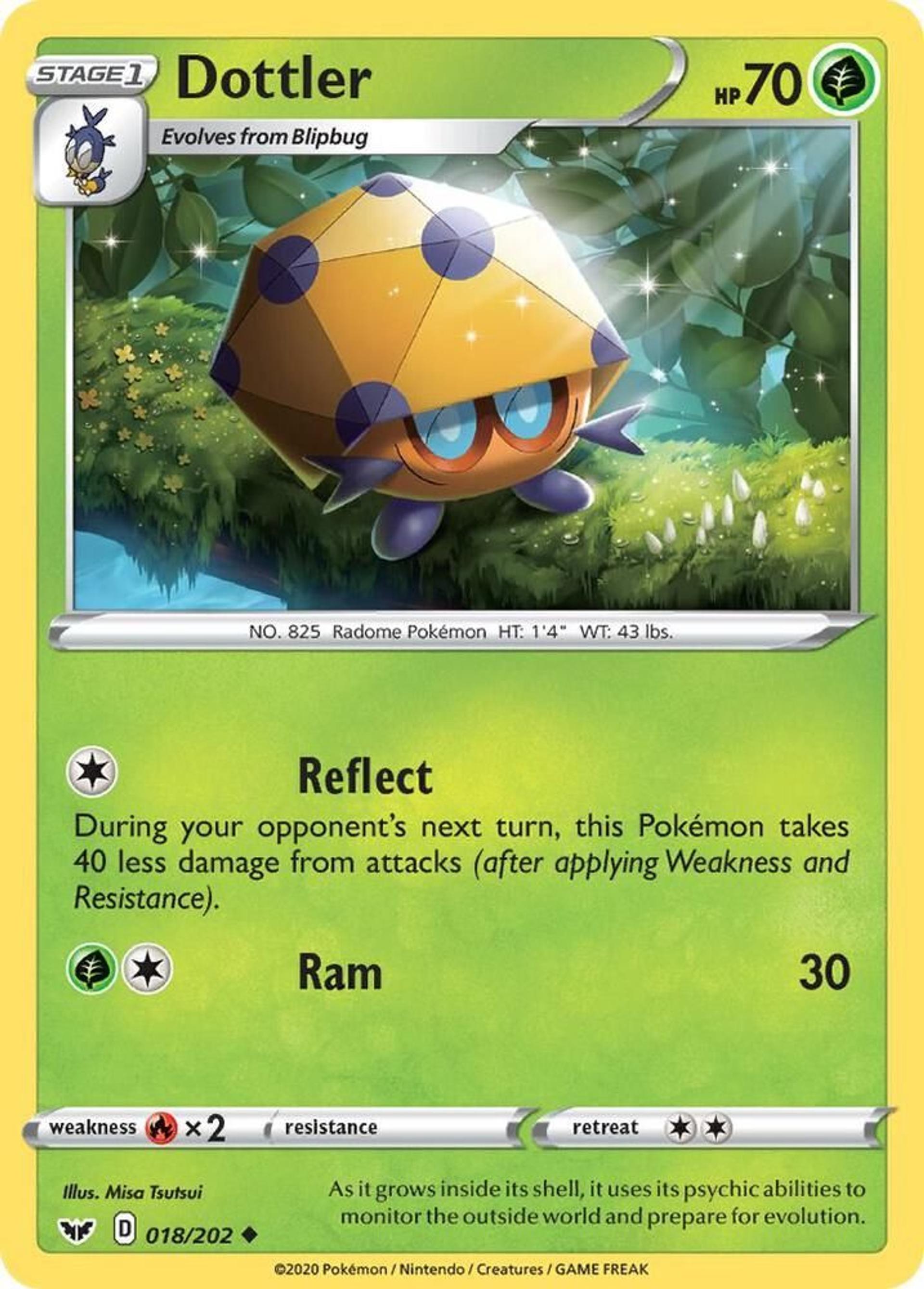 Dottler — SWSH01: Sword & Shield Base Set — Pokemon