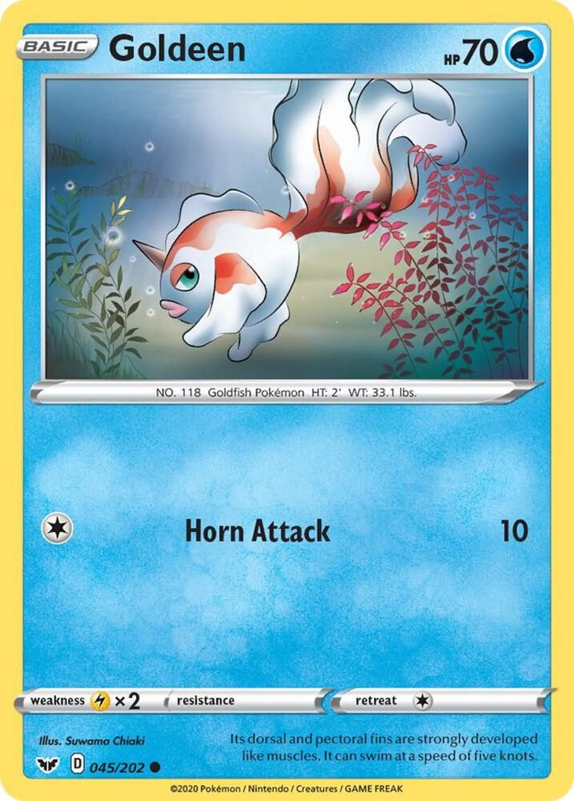 Goldeen — SWSH01: Sword & Shield Base Set — Pokemon