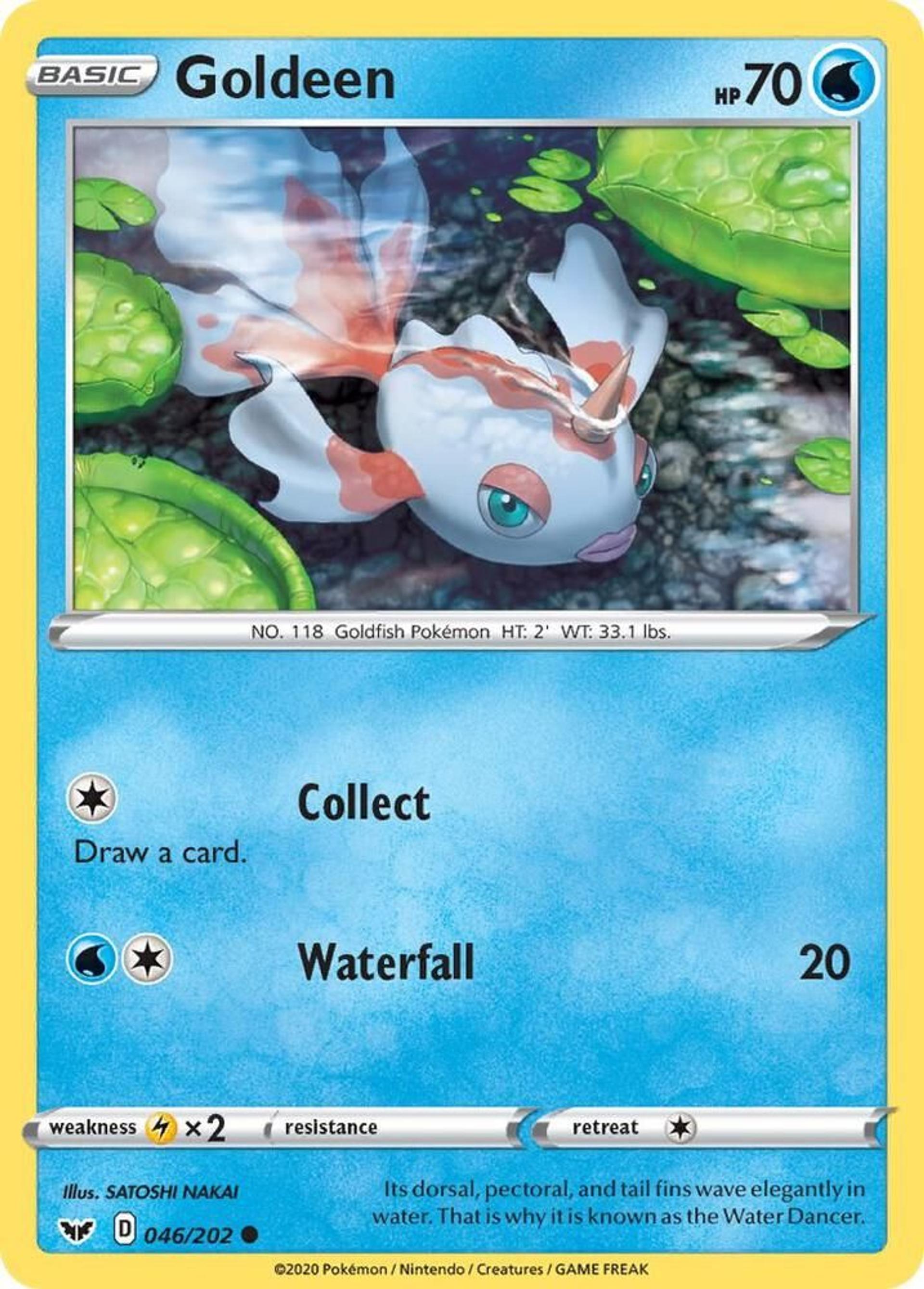 Goldeen — SWSH01: Sword & Shield Base Set — Pokemon