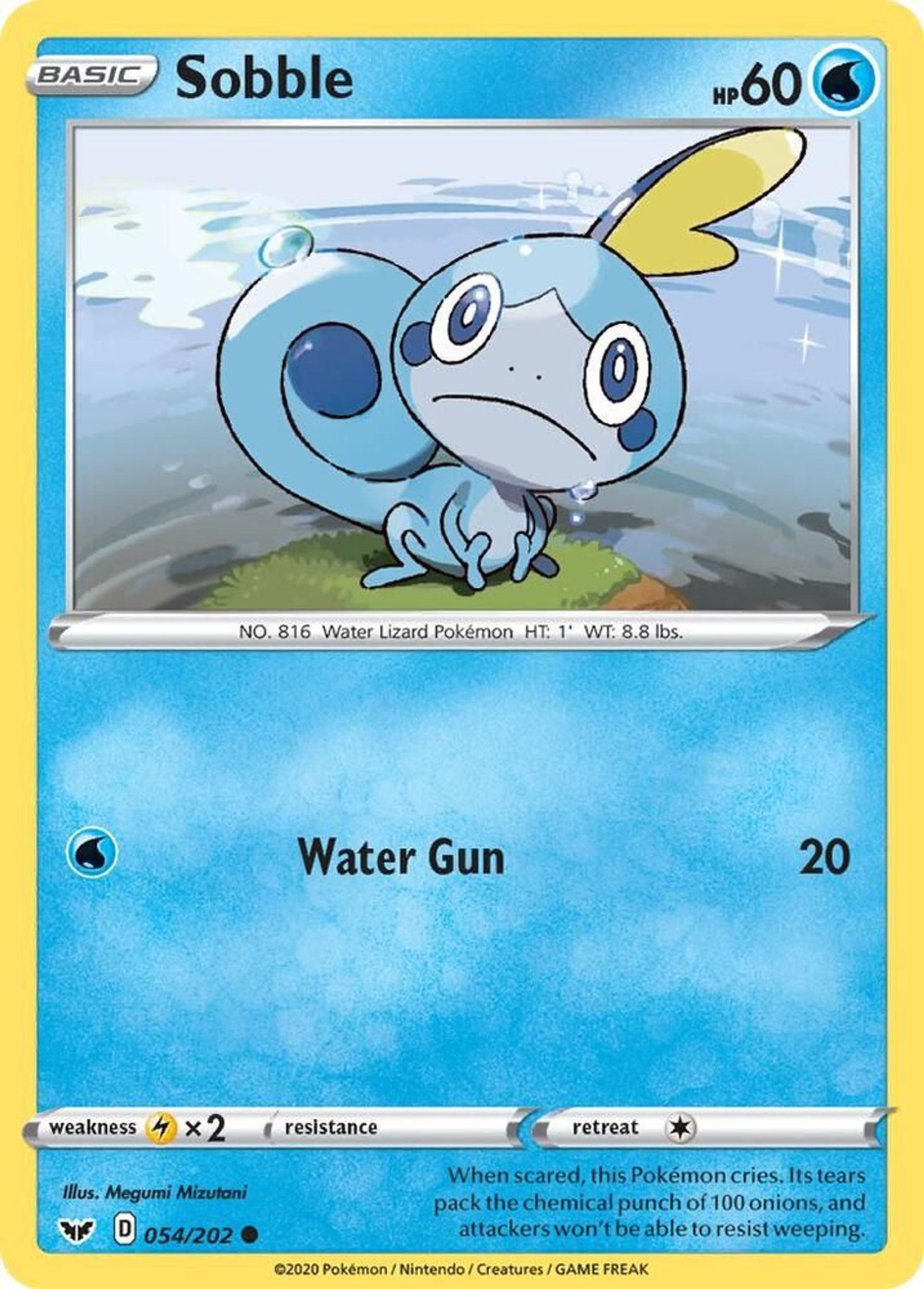 Sobble — SWSH01: Sword & Shield Base Set — Pokemon