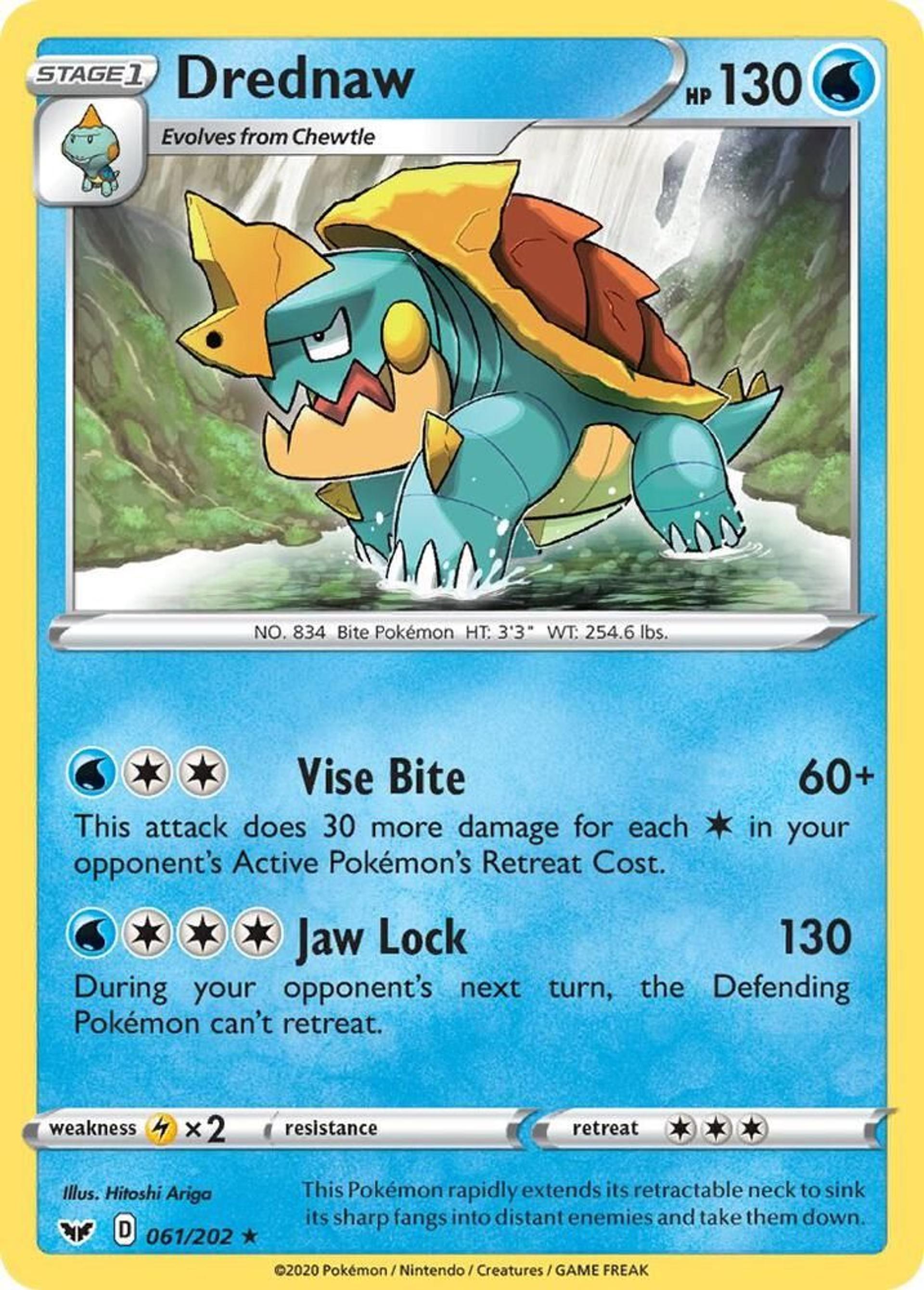 Drednaw — SWSH01: Sword & Shield Base Set — Pokemon