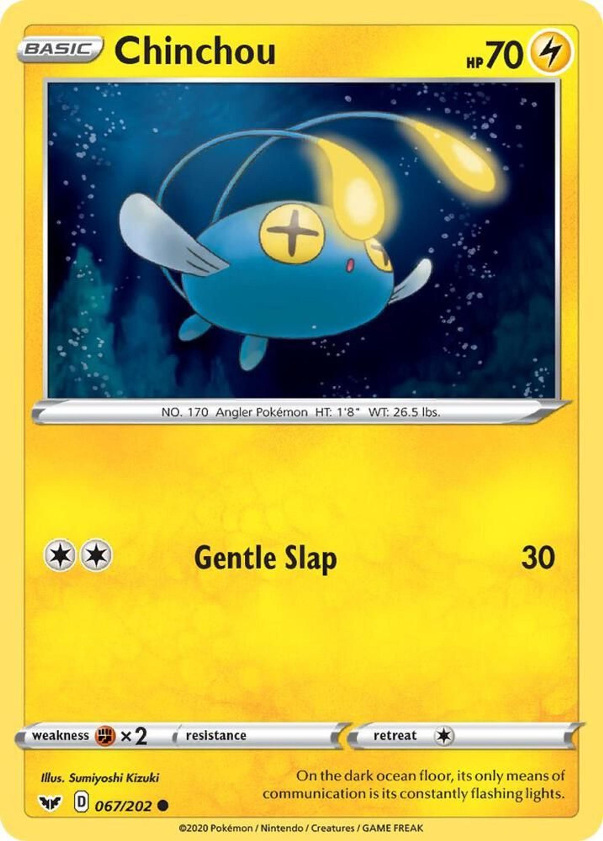 Chinchou — SWSH01: Sword & Shield Base Set — Pokemon