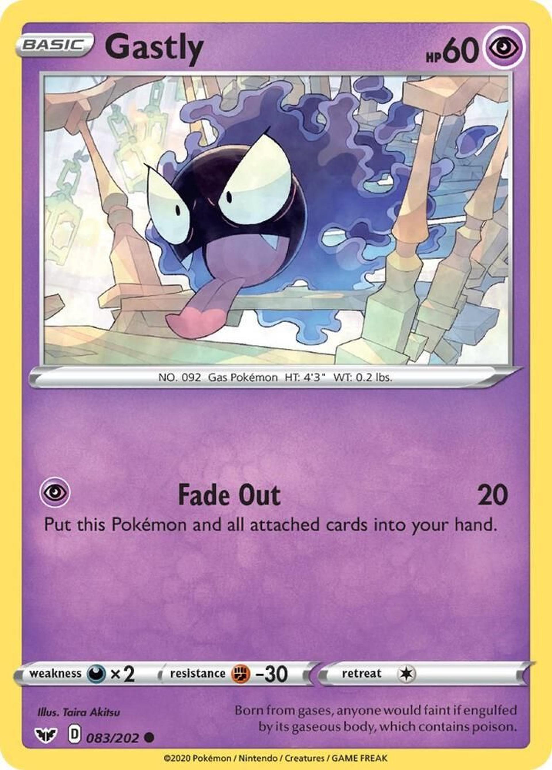 Fantominus — SWSH01: Sword & Shield Base Set — Pokémon