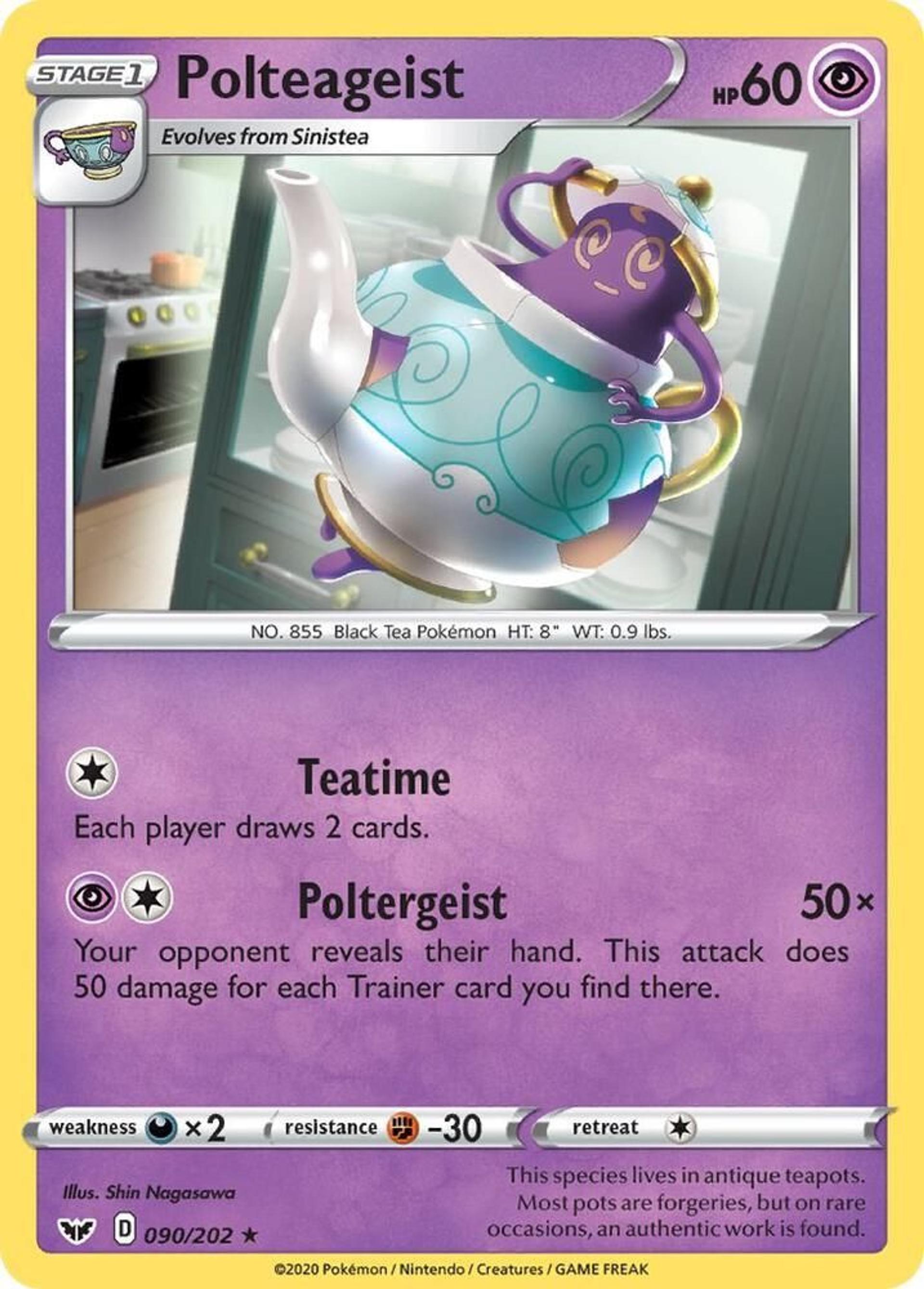 Polteageist — SWSH01: Sword & Shield Base Set — Pokemon