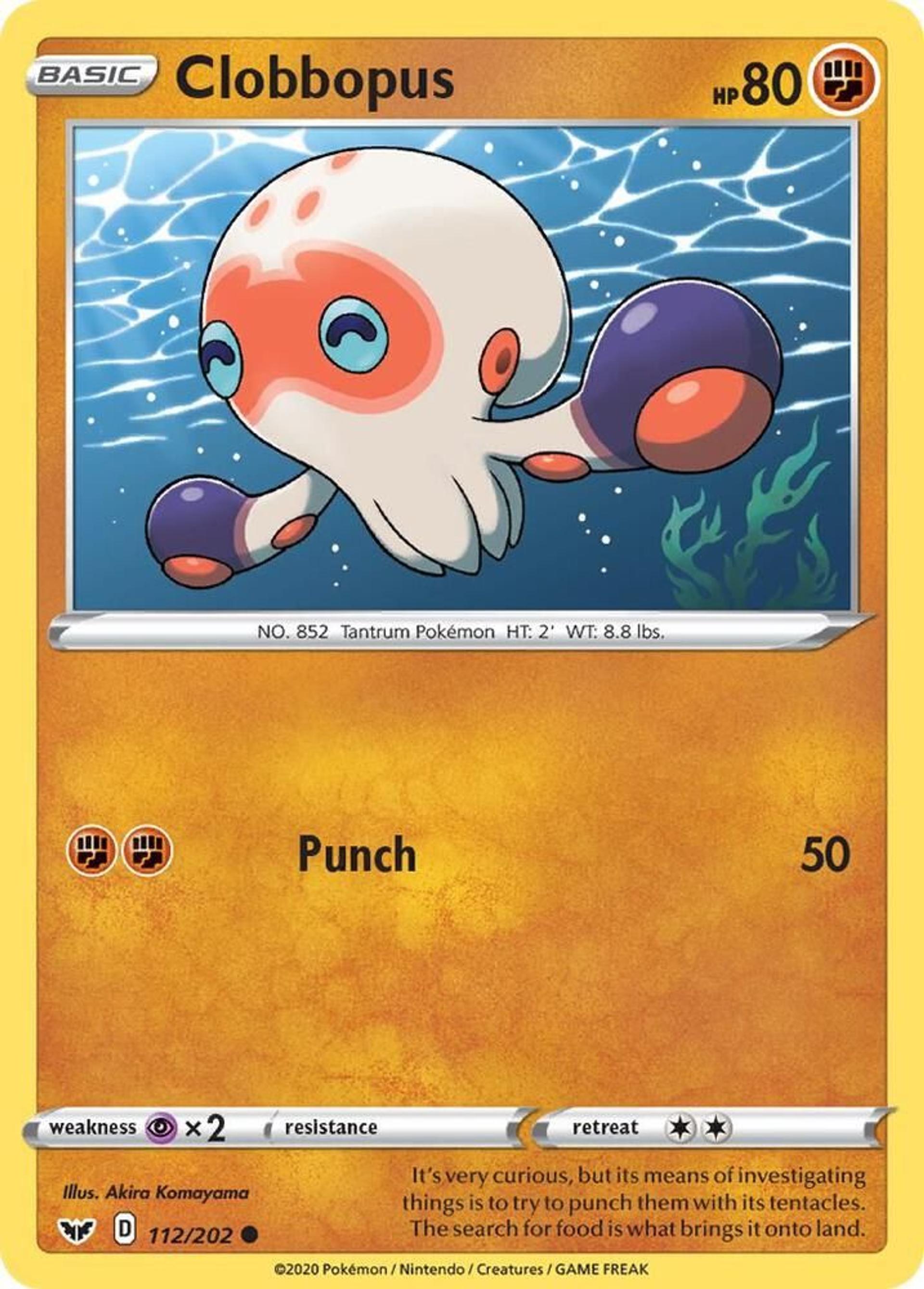 Clobbopus — SWSH01: Sword & Shield Base Set — Pokémon