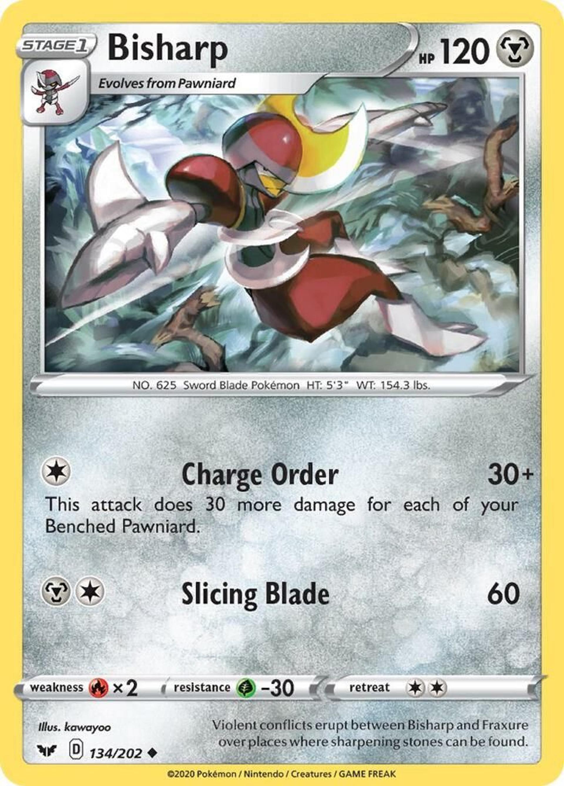 Bisharp — SWSH01: Sword & Shield Base Set — Pokémon