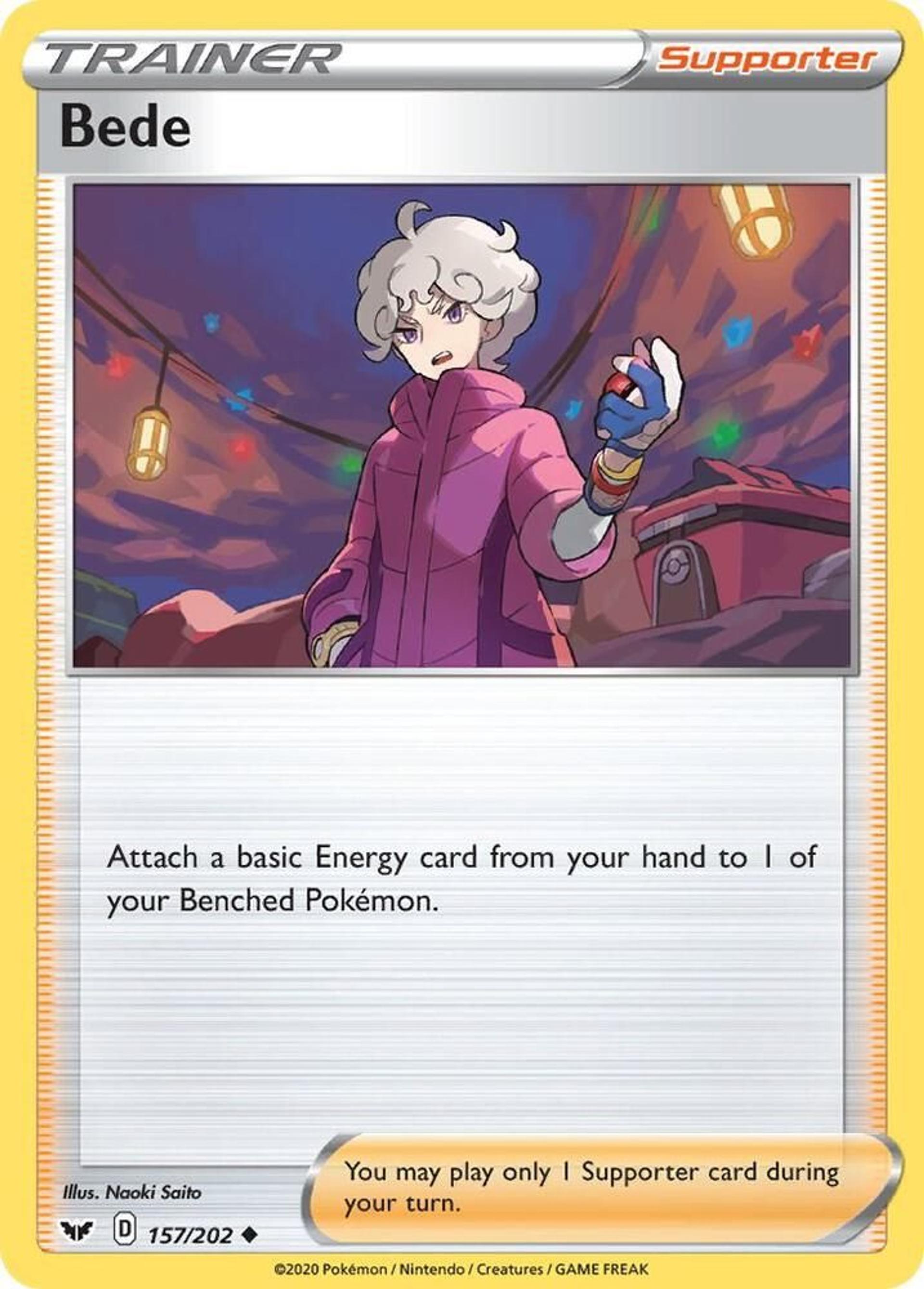 Bede — SWSH01: Sword & Shield Base Set — Pokémon