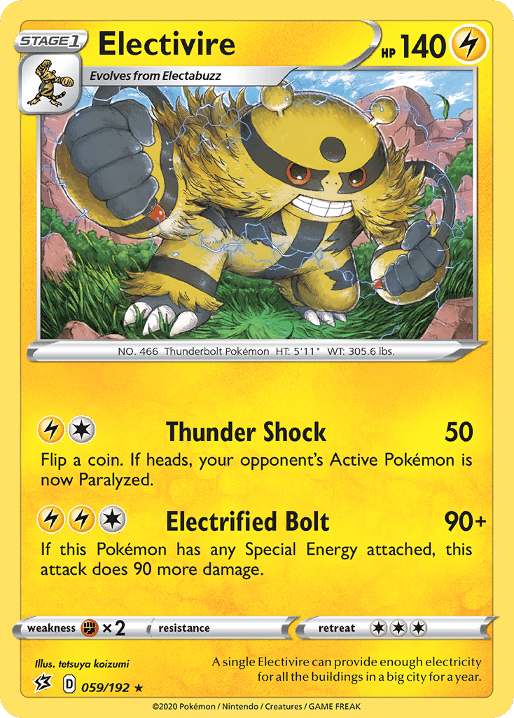 Electivire — SWSH02: Rebel Clash — Pokemon