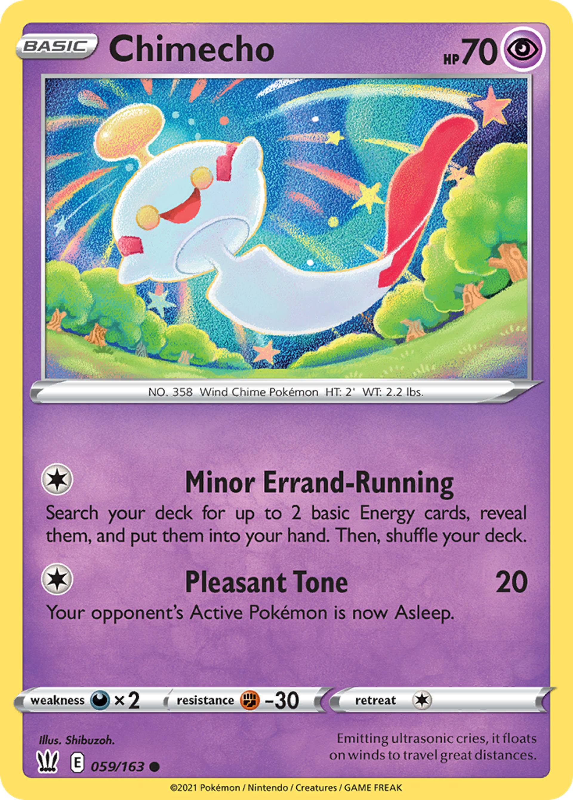 Chimecho — SWSH05: Battle Styles — Pokemon