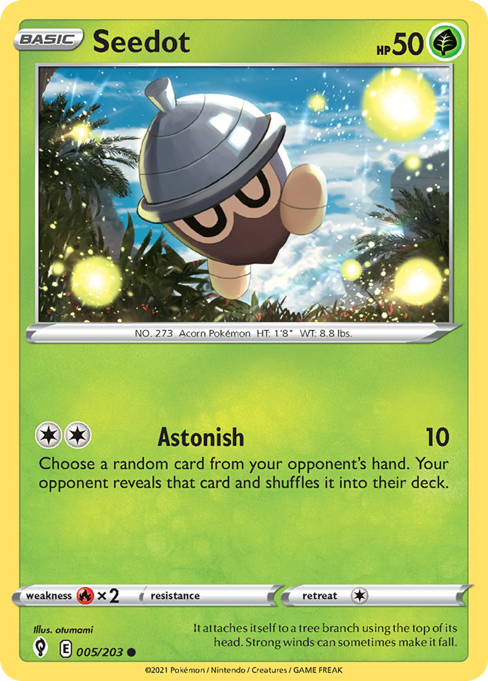 Seedot — SWSH07: Evolving Skies — Pokémon