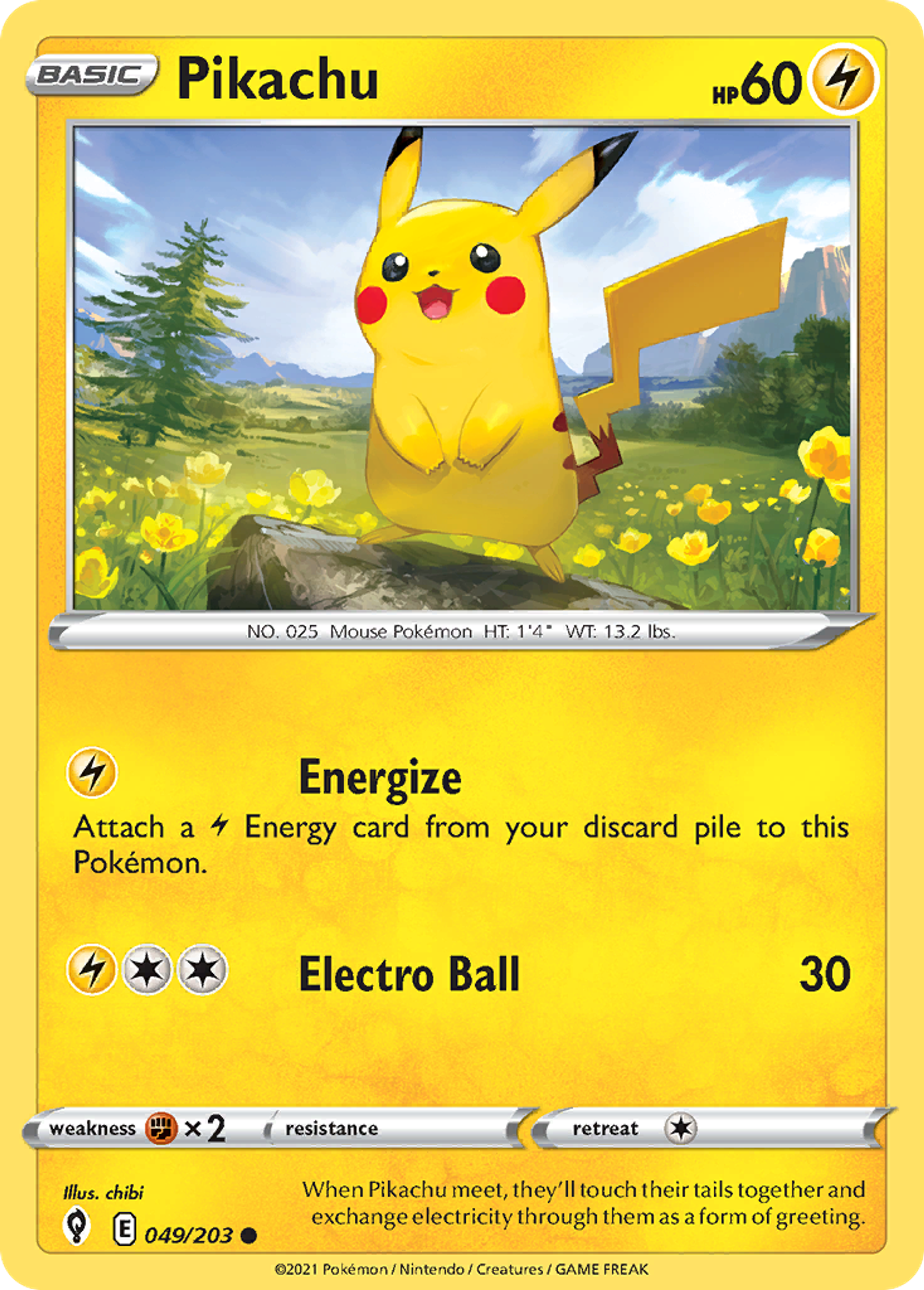 Pikachu — SWSH07: Evolving Skies — Pokémon