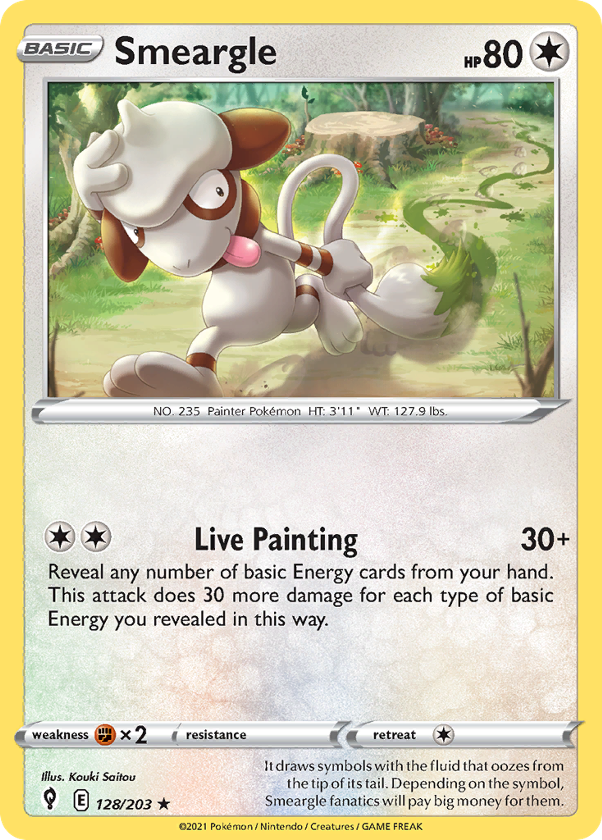Smeargle — SWSH07: Evolving Skies — Pokémon