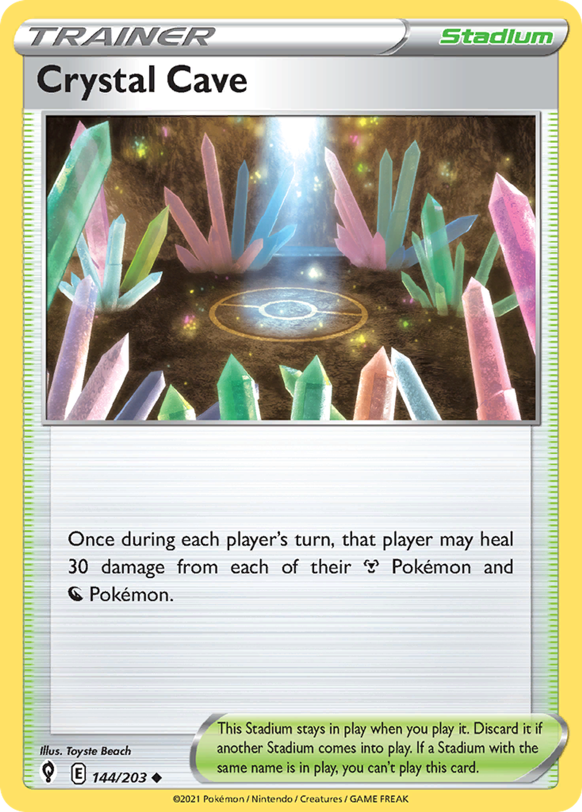 Crystal Cave — SWSH07: Evolving Skies — Pokémon