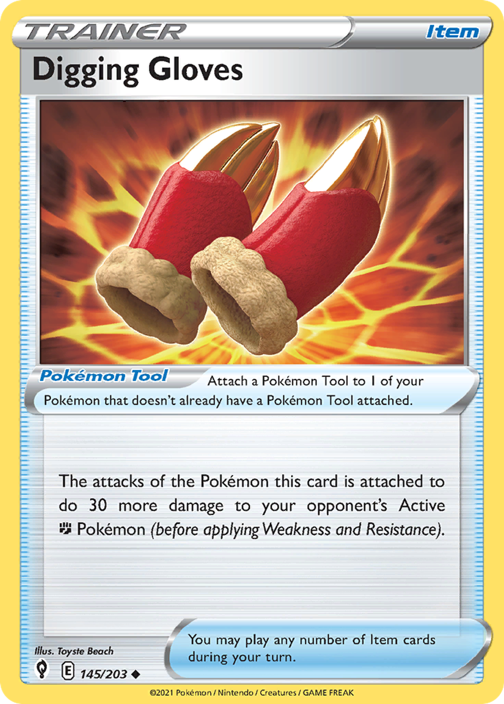 Digging Gloves — SWSH07: Evolving Skies — Pokémon