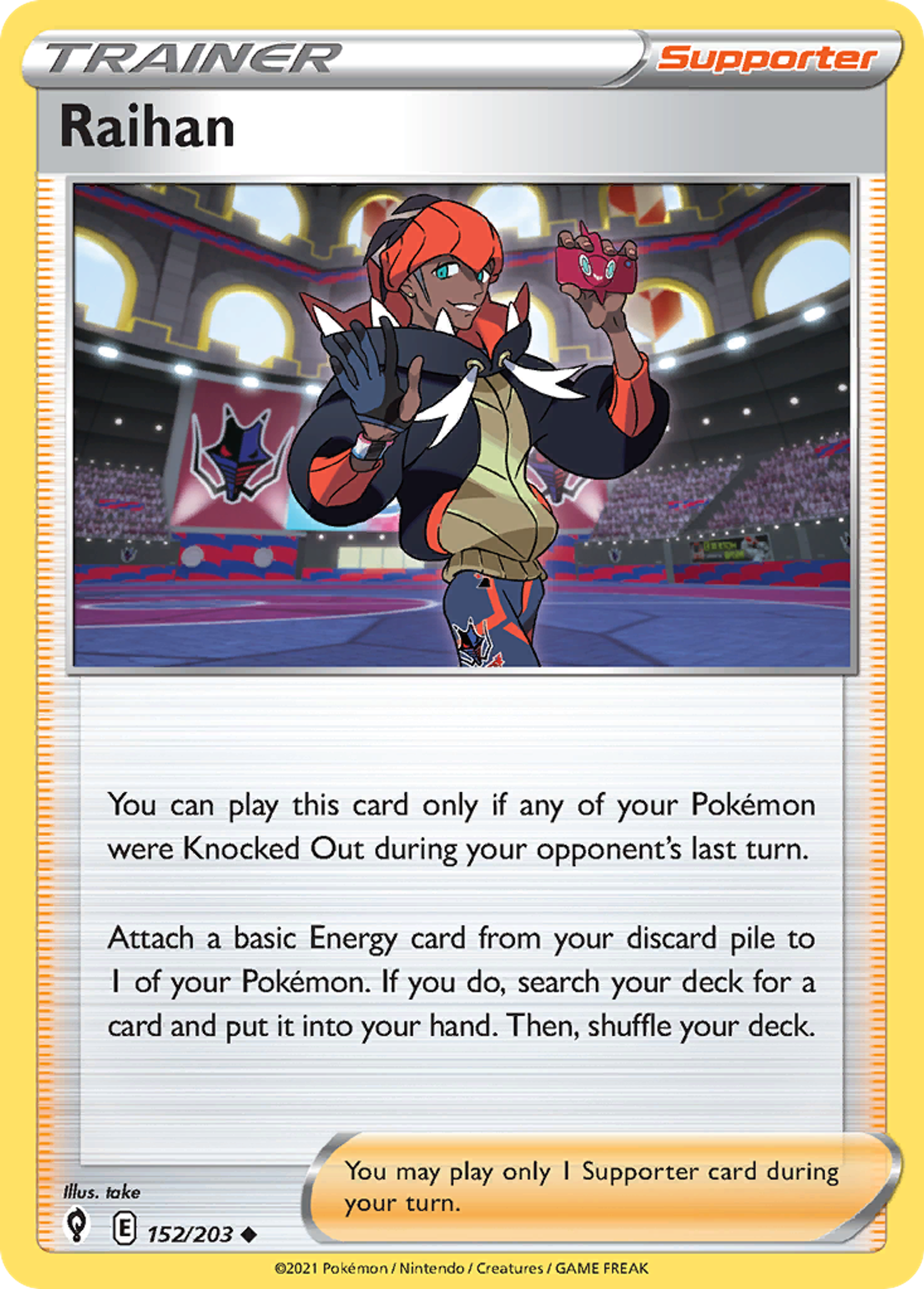 Raihan — SWSH07: Evolving Skies — Pokémon