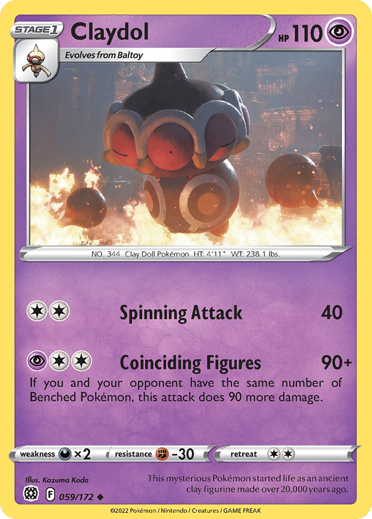 Claydol — SWSH09: Brilliant Stars — Pokemon