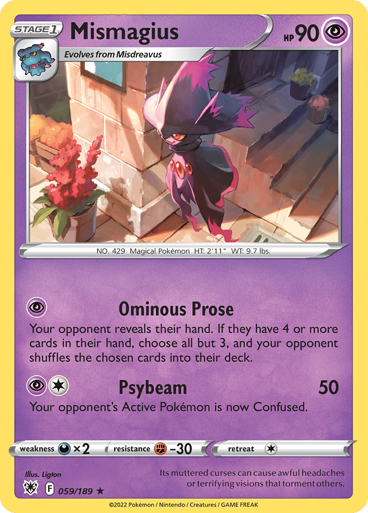 Mismagius — SWSH10: Astral Radiance — Pokemon