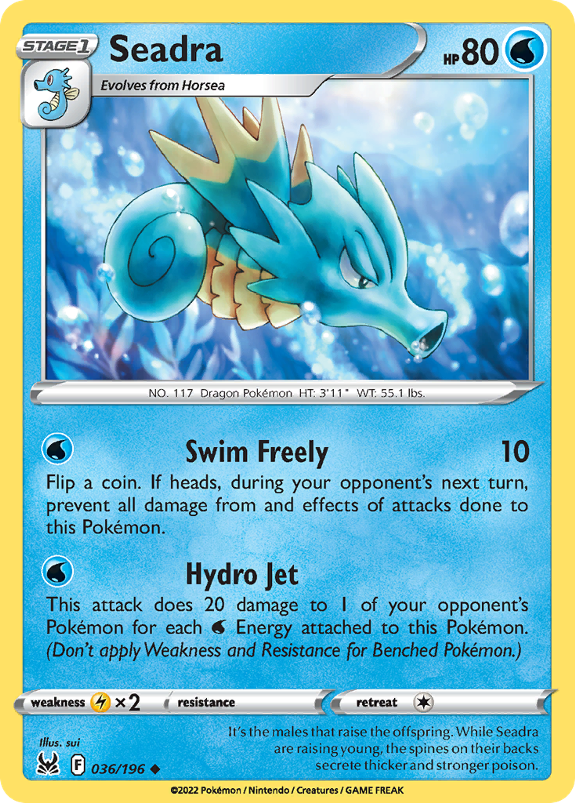 Seadra — SWSH11: Lost Origin — Pokémon