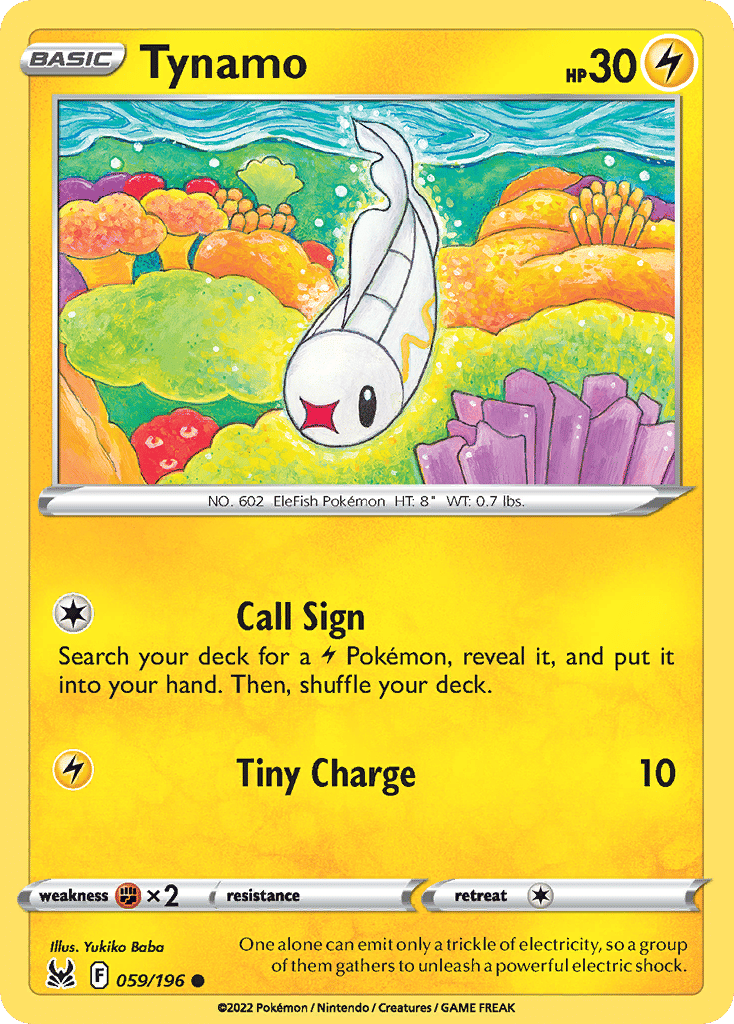 Tynamo — SWSH11: Lost Origin — Pokemon