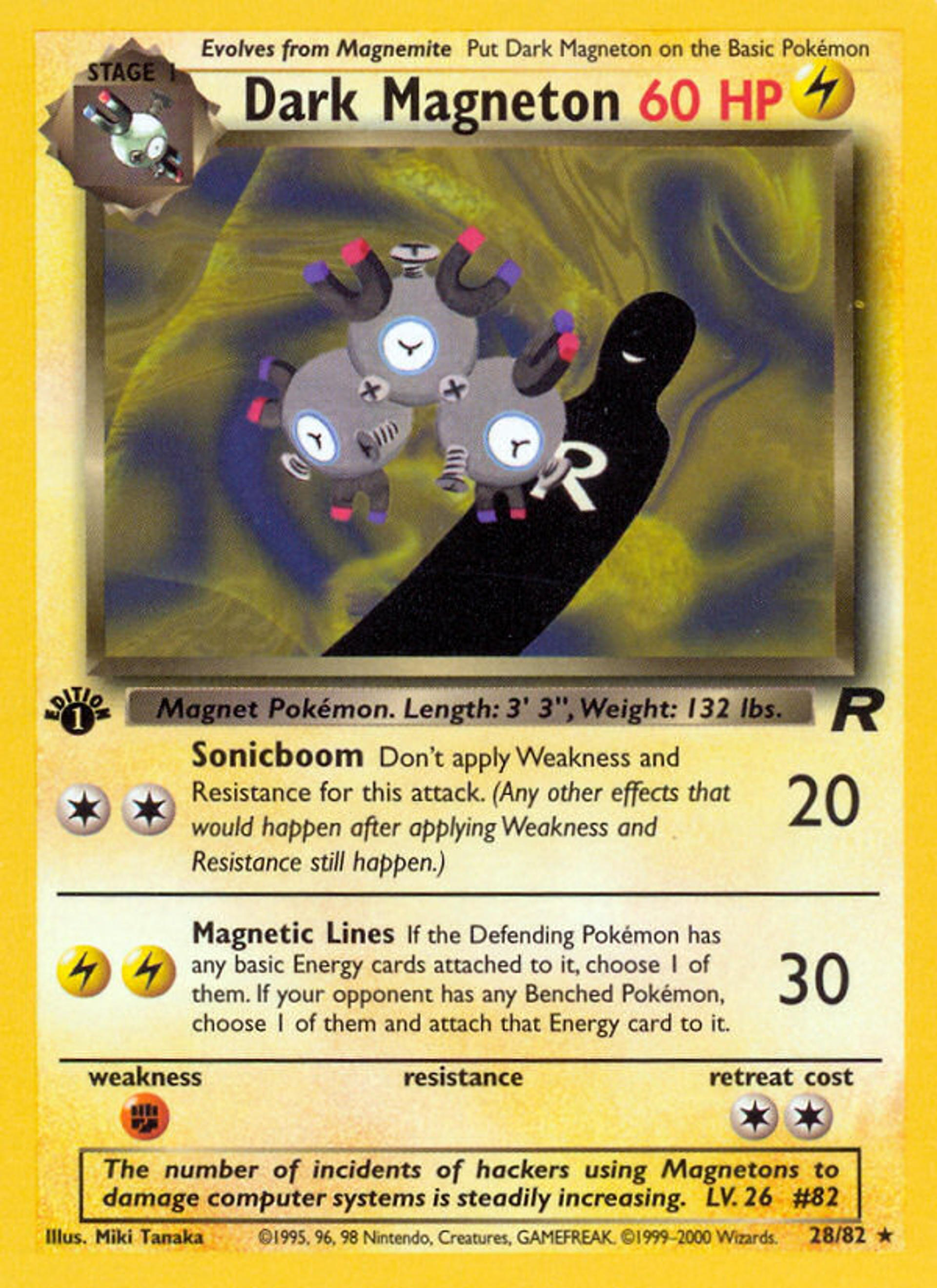 Dark Magneton — Team Rocket — Pokémon