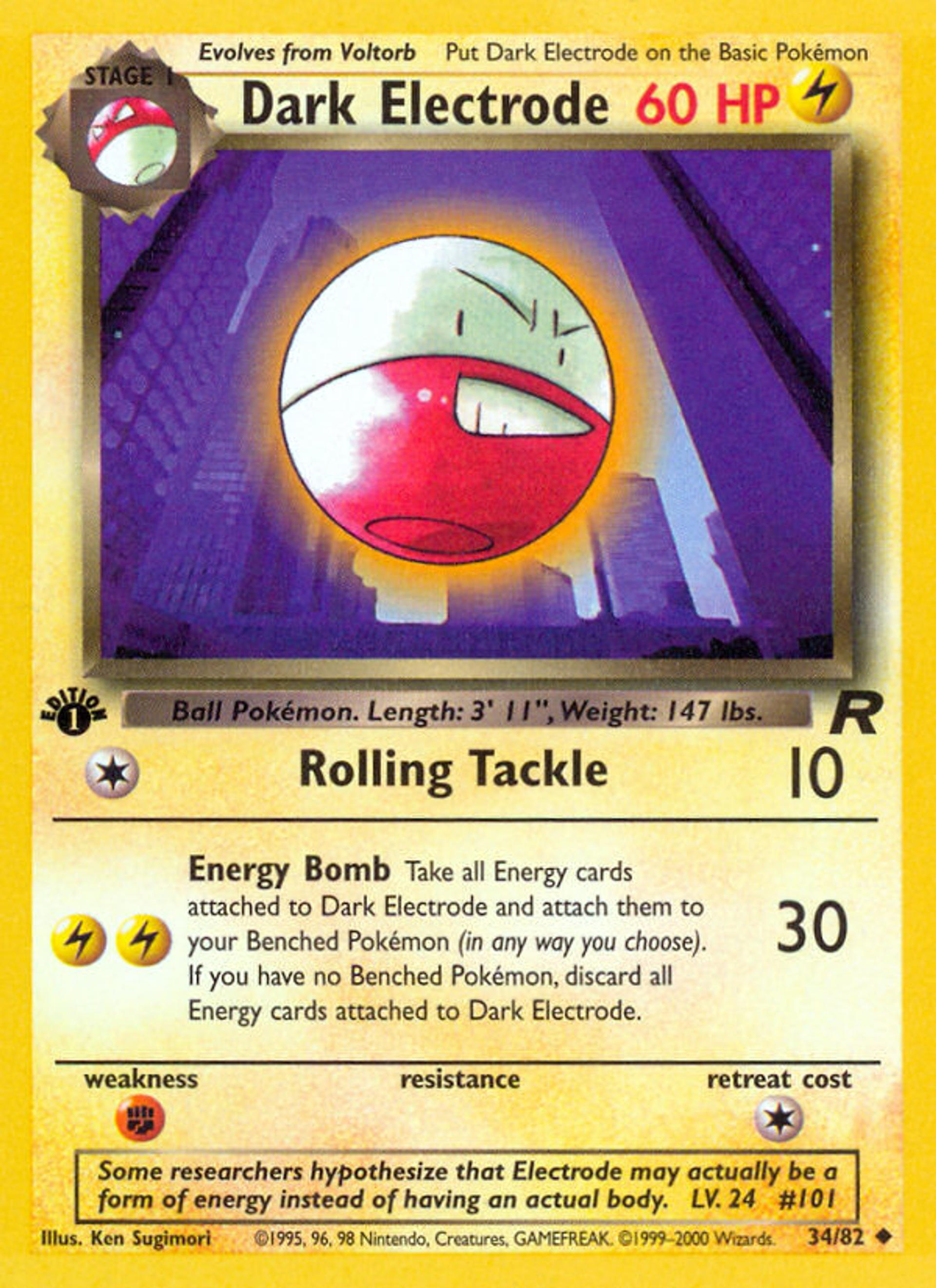Dark Electrode — Team Rocket — Pokémon