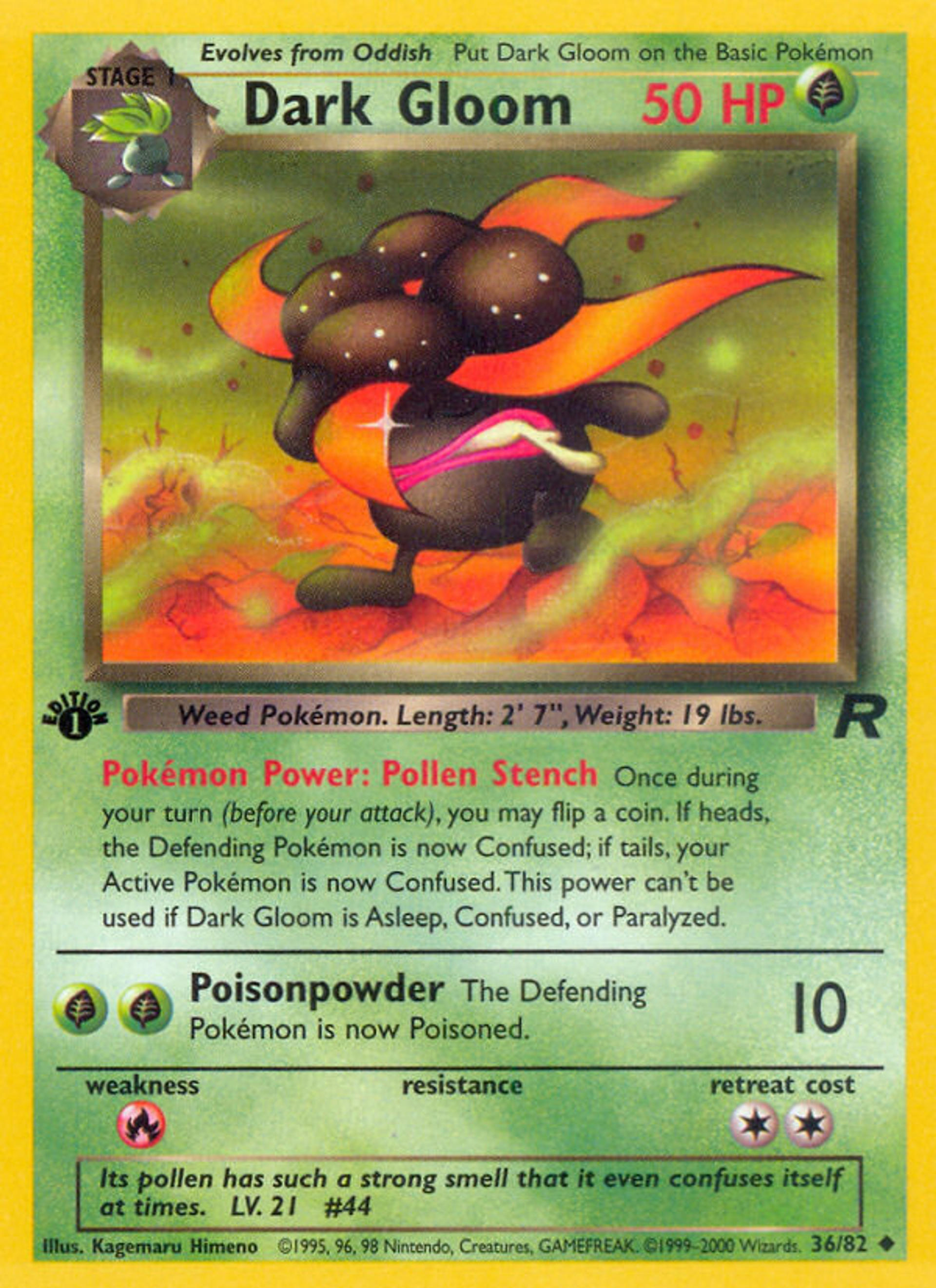 Dark Gloom — Team Rocket — Pokémon