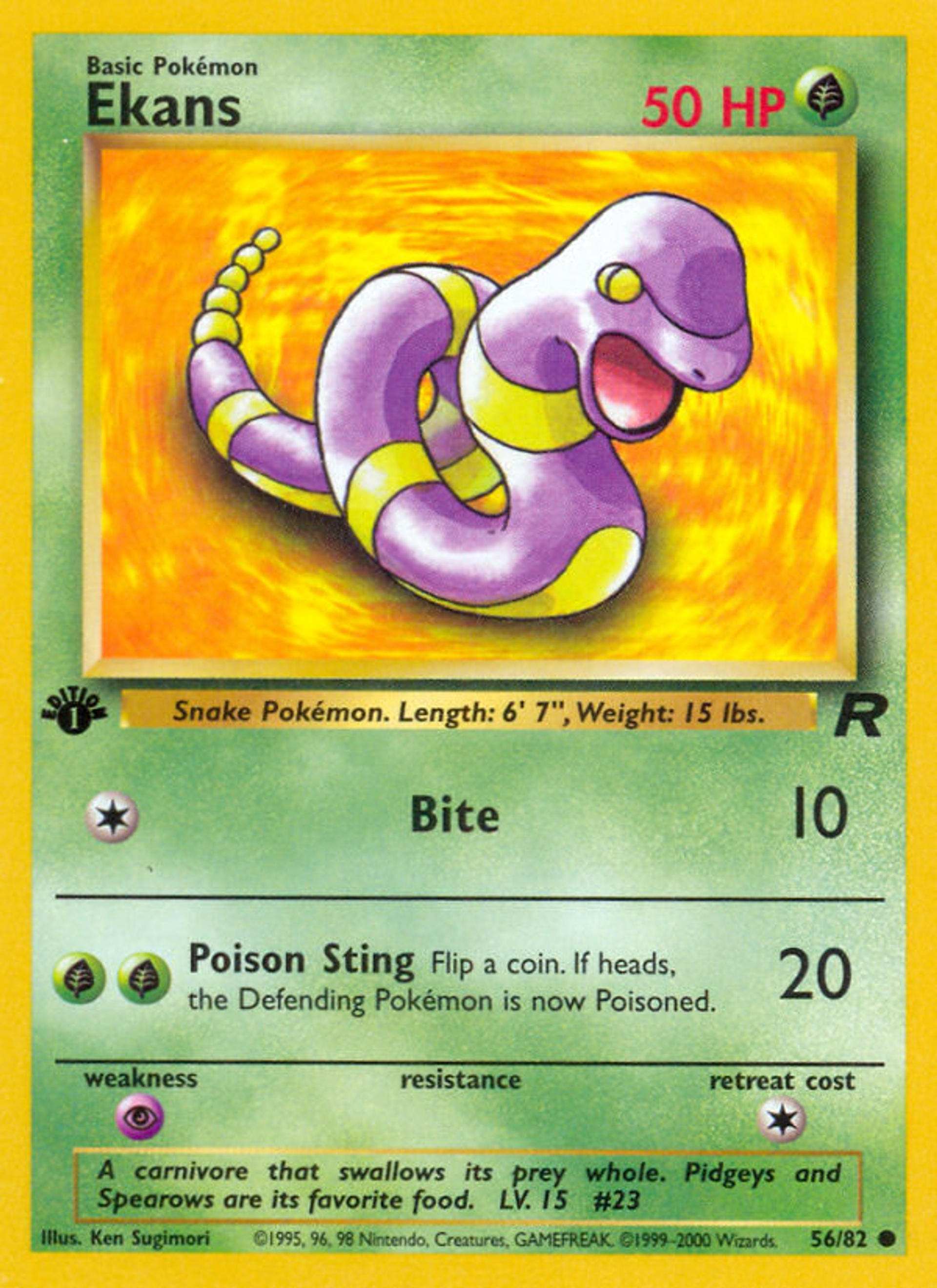 Ekans — Team Rocket — Pokémon