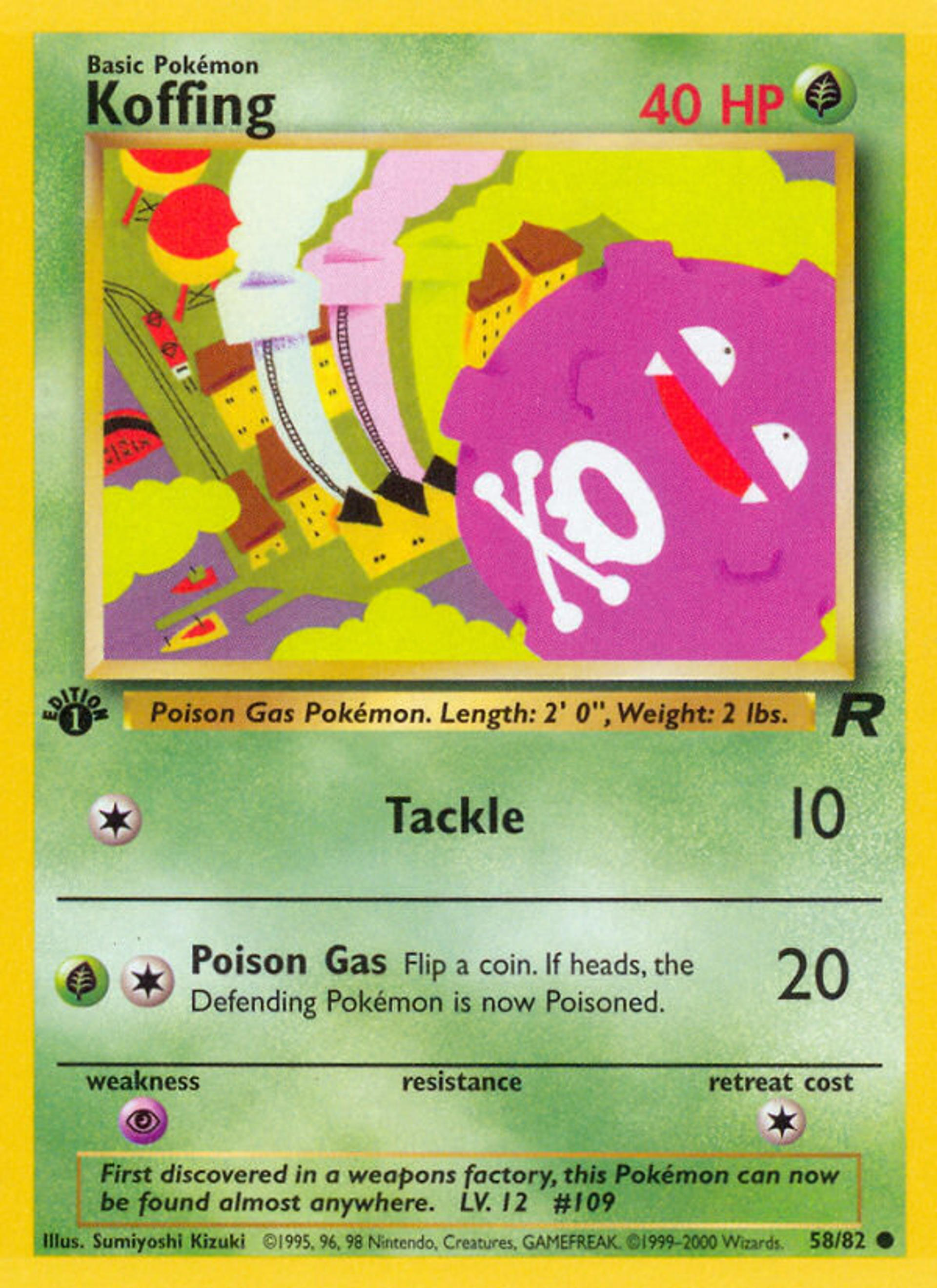Koffing — Team Rocket — Pokémon