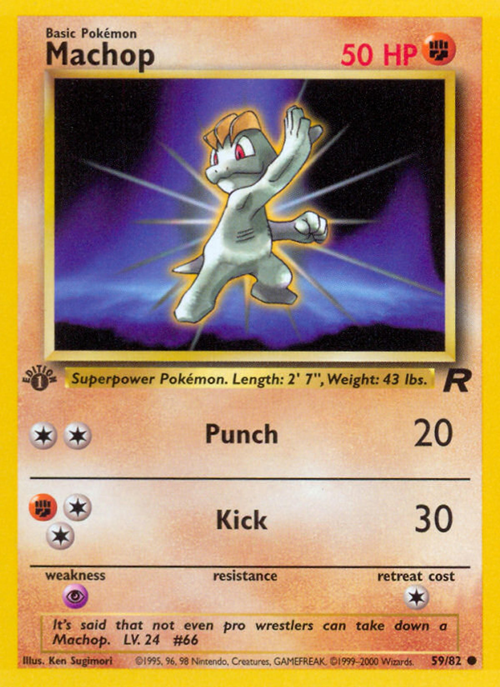 Machoc — Team Rocket — Pokémon