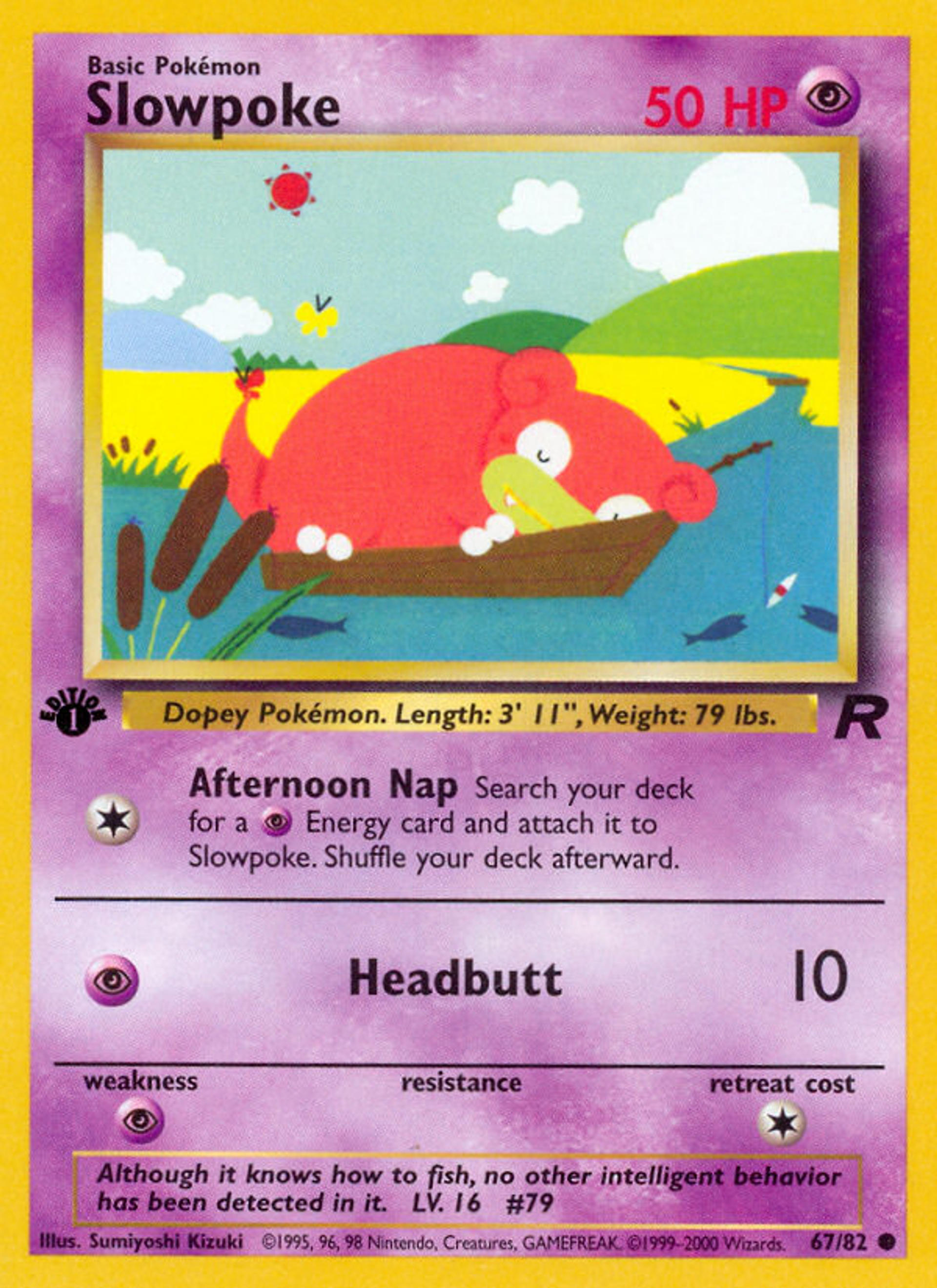 Slowpoke — Team Rocket — Pokémon
