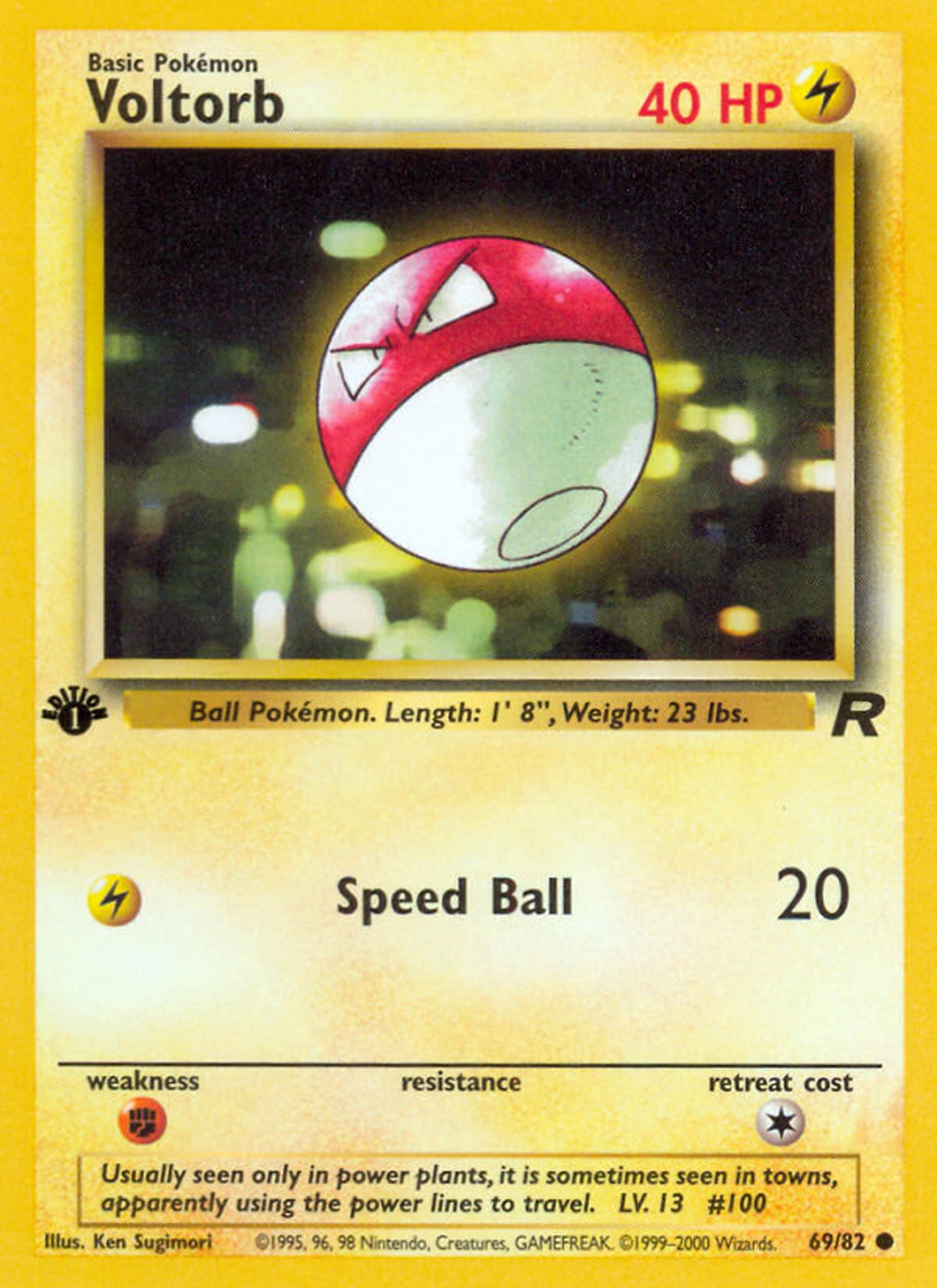 Voltorb — Team Rocket — Pokémon