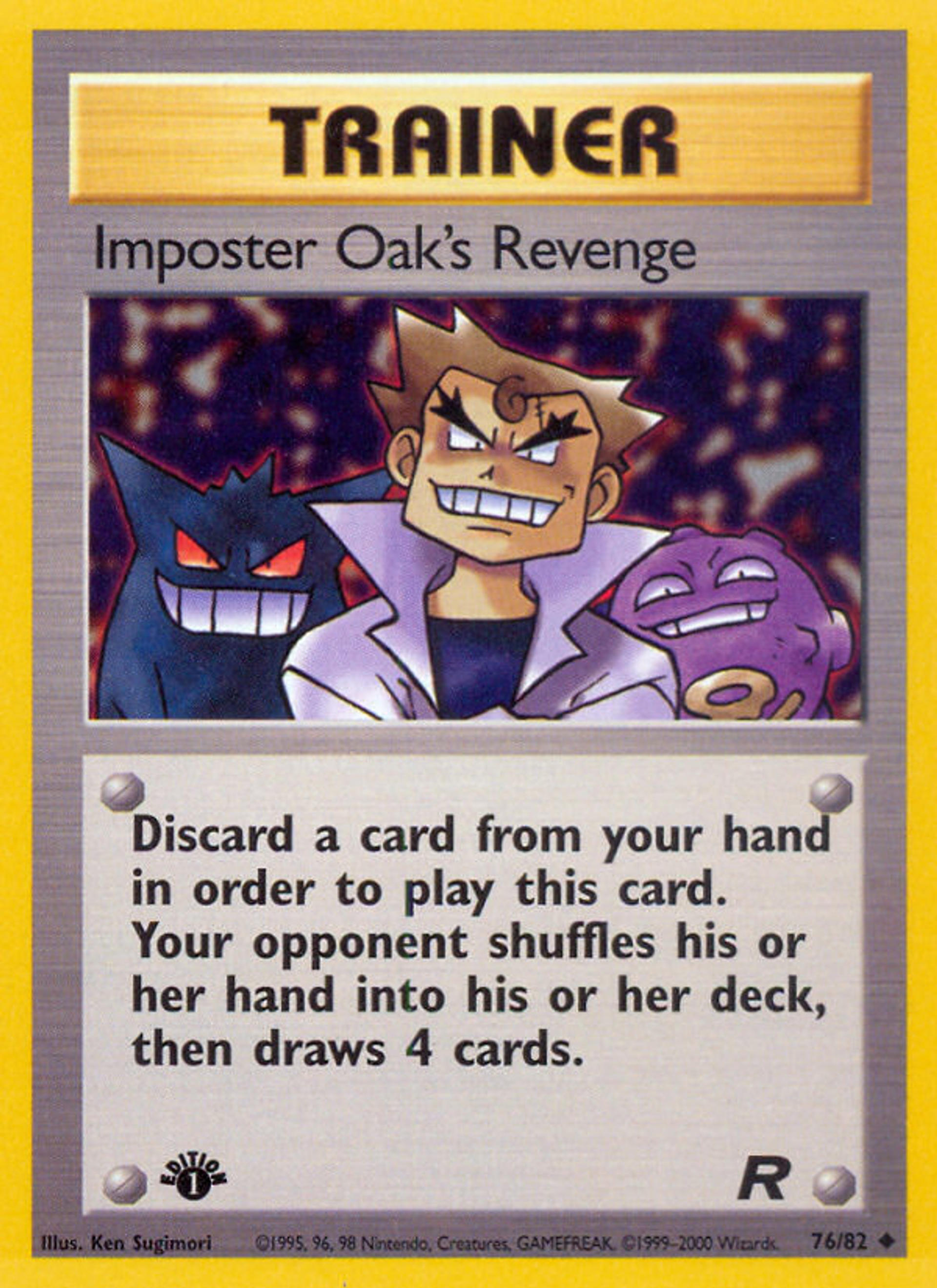 Imposter Oak's Revenge — Team Rocket — Pokémon